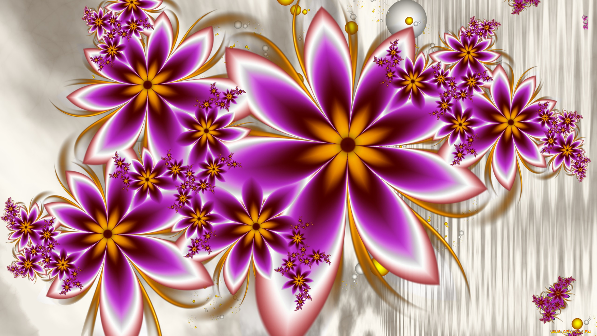 3д, графика, flowers, цветы, фон, узор, лепестки