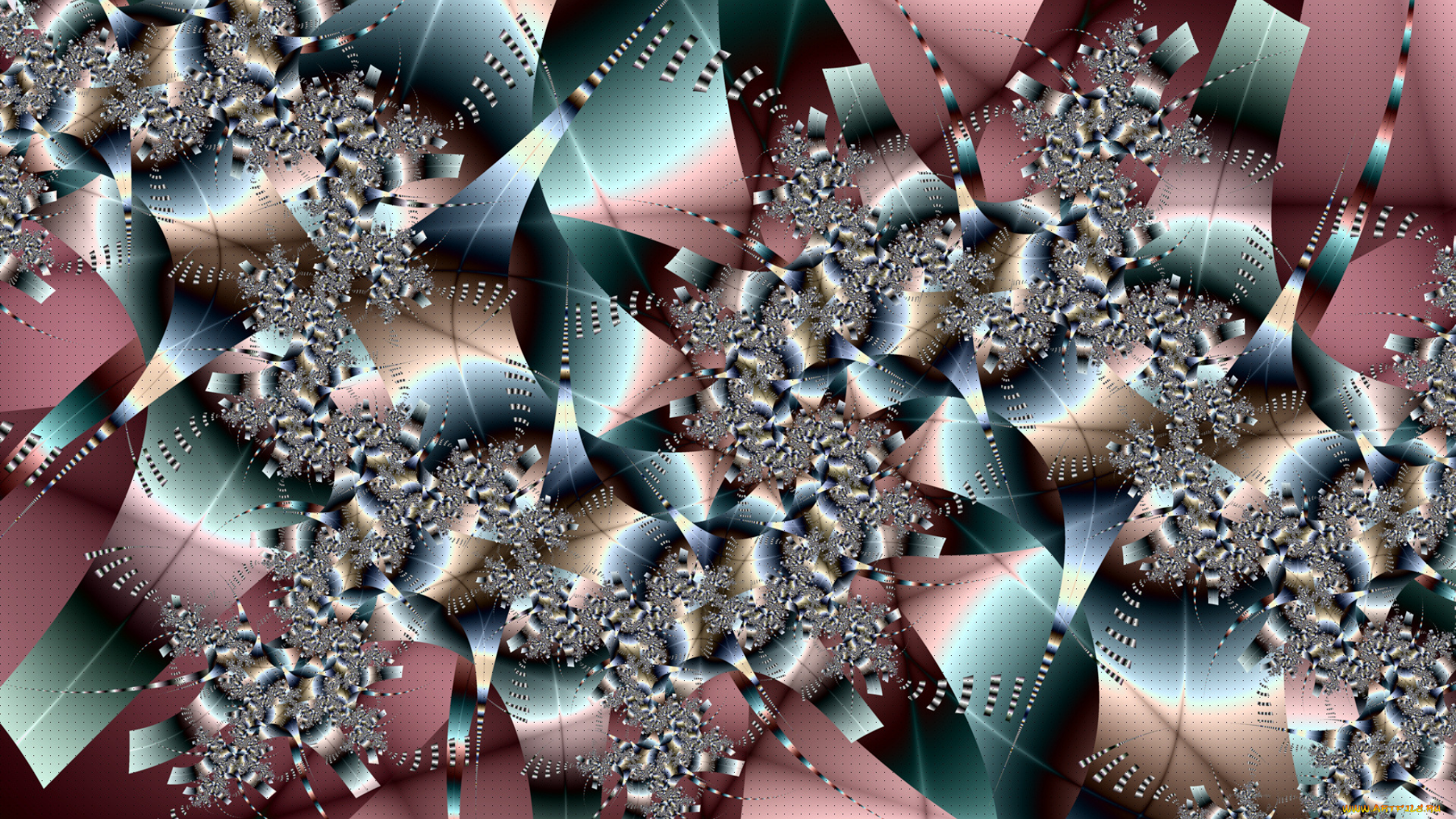 3д, графика, fractal, фракталы, фон, цвета, узор