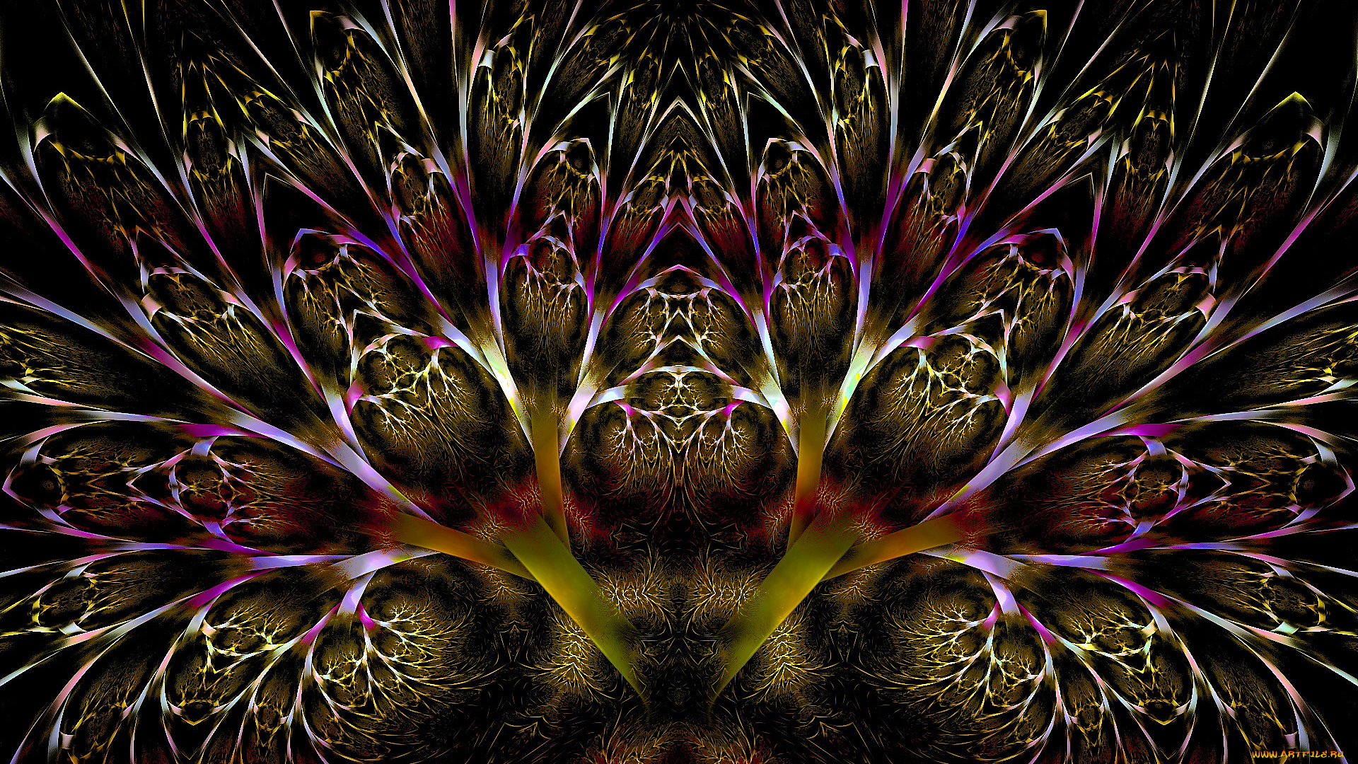 3д, графика, fractal, фракталы, фон, цвета, узор