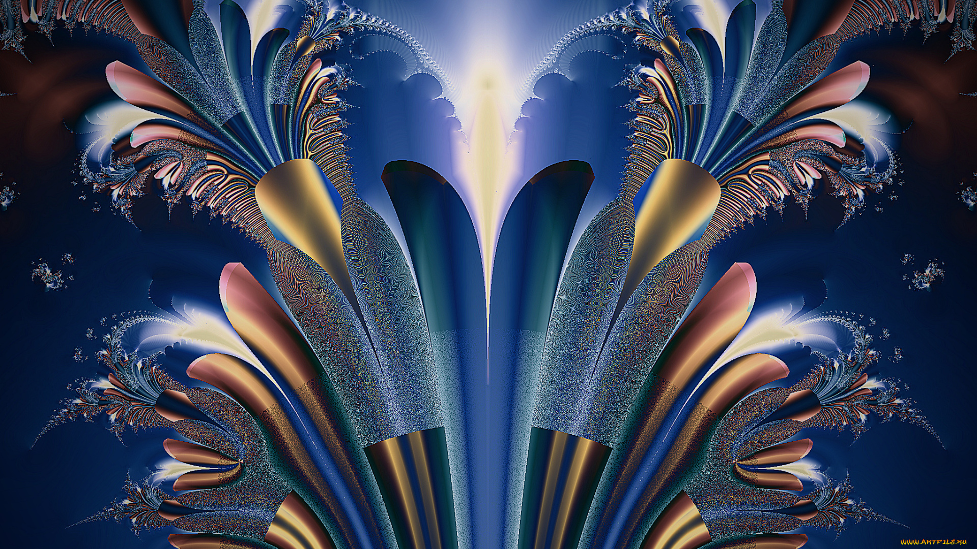 3д, графика, fractal, фракталы, фон, узор, цвета