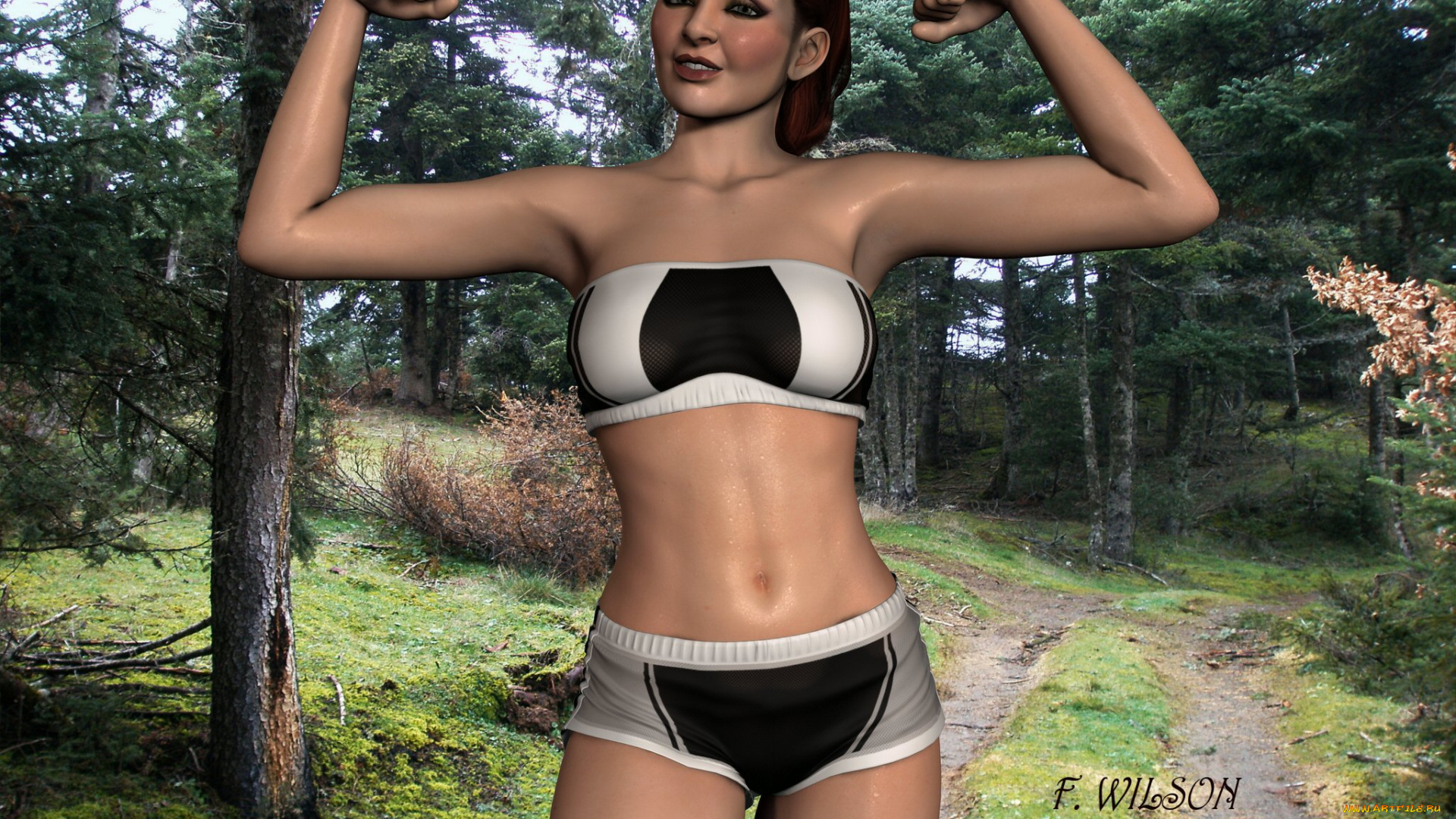 3д, графика, people, люди, девушка