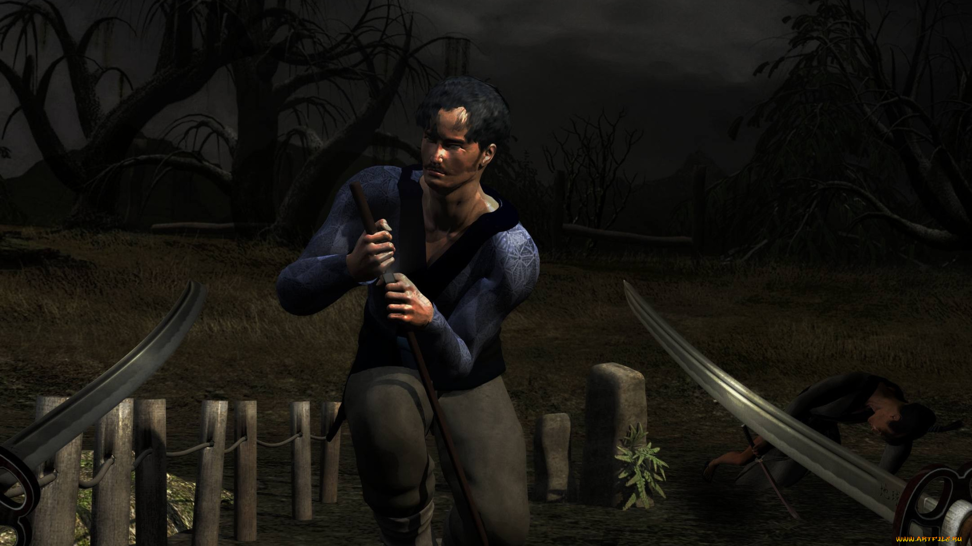 3д, графика, people, люди, меч, мужчина