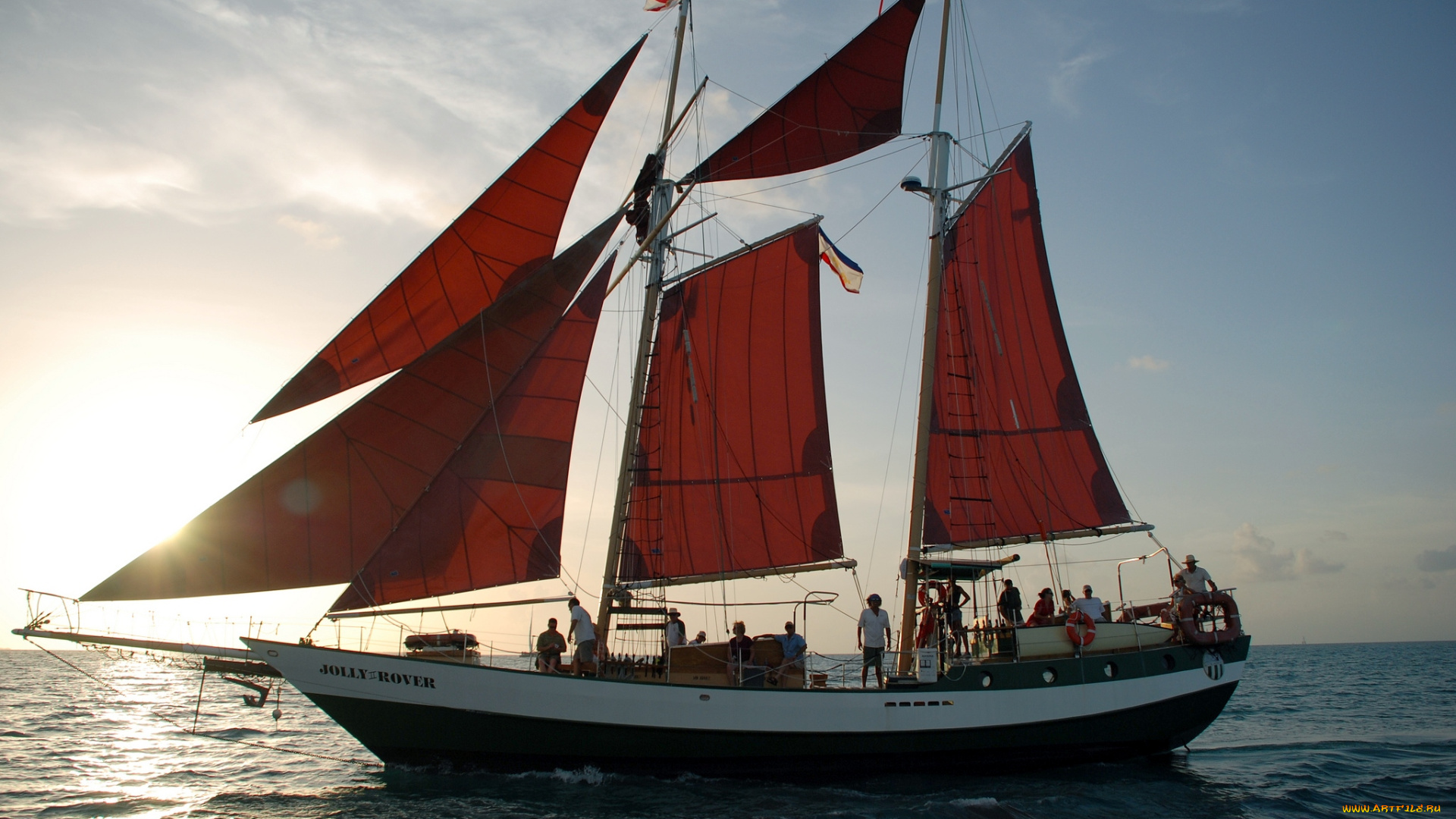 корабли, парусники, паруса