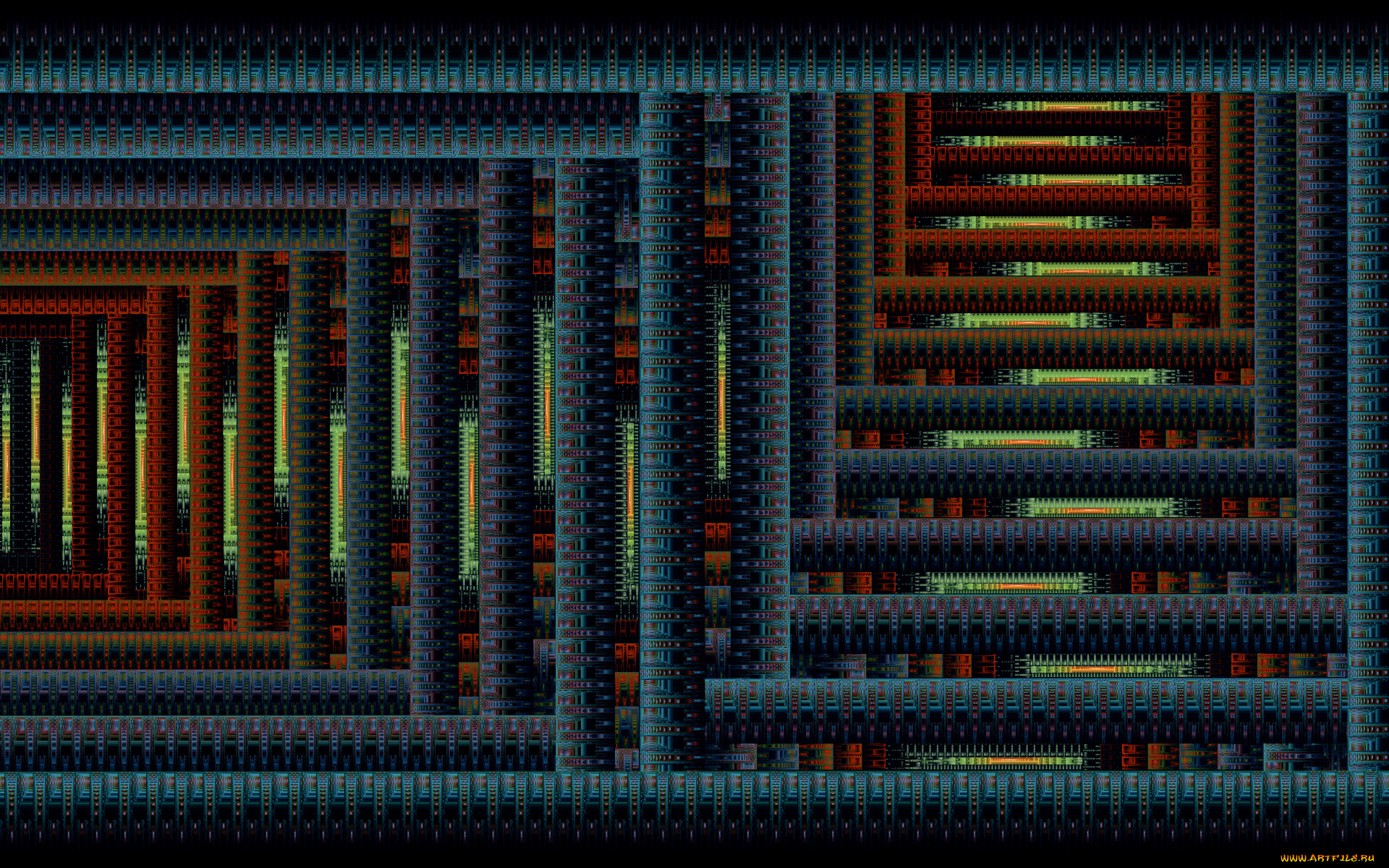3д, графика, fractal, фракталы, фон, цвета, узор