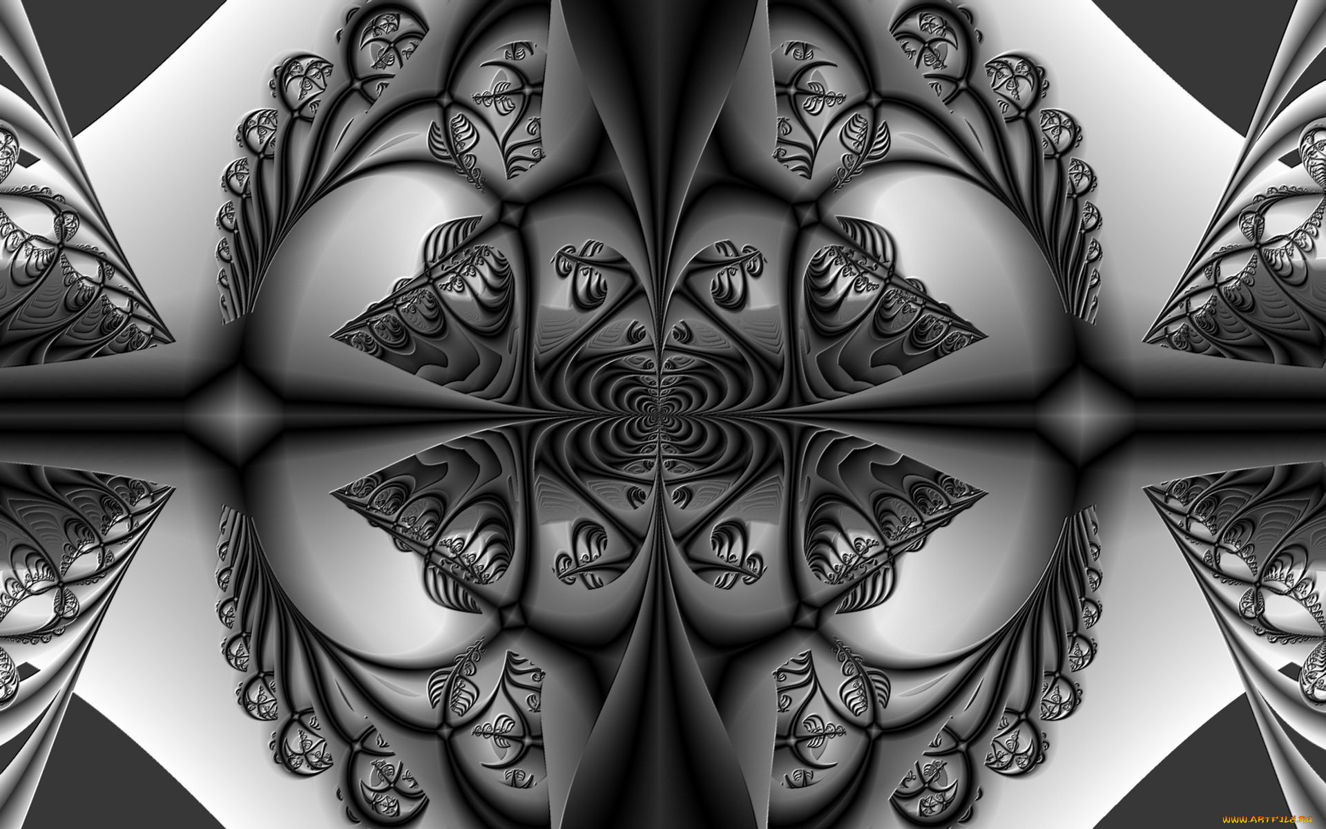 3д, графика, fractal, фракталы, фон, цвета, узор