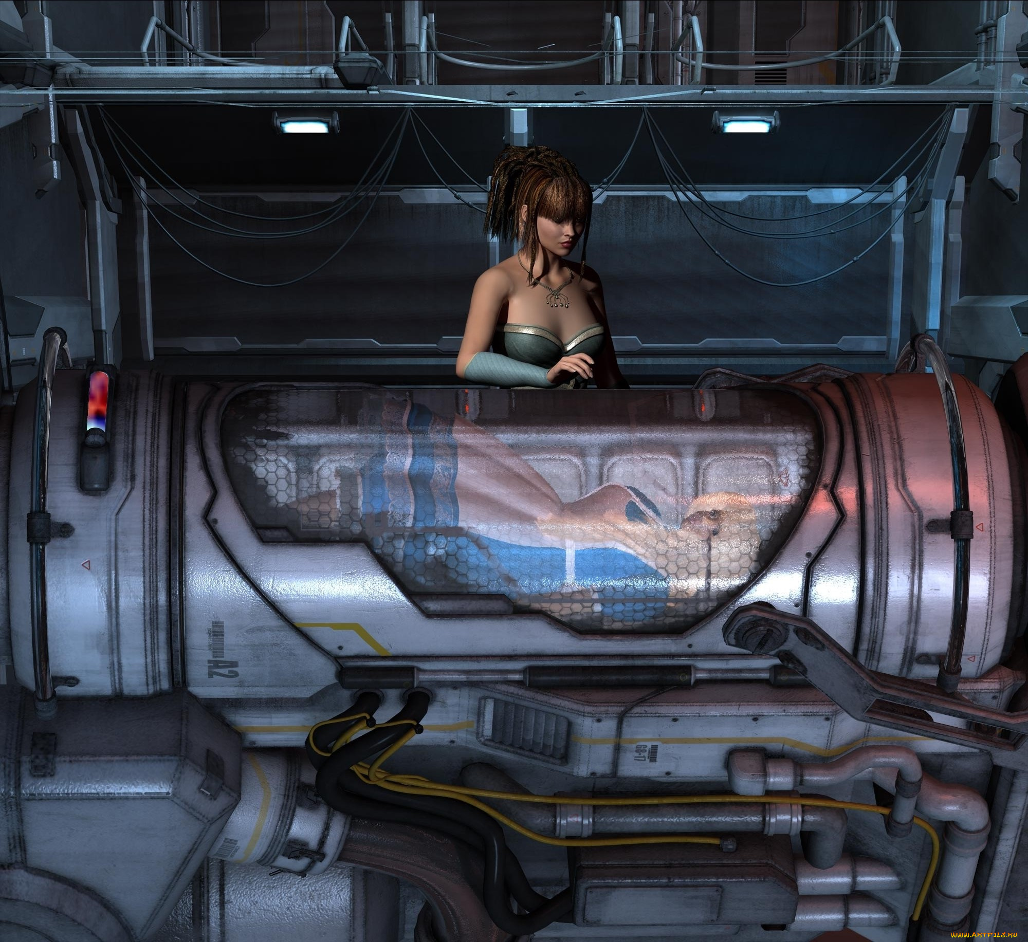 3д, графика, fantasy, фантазия, девушка