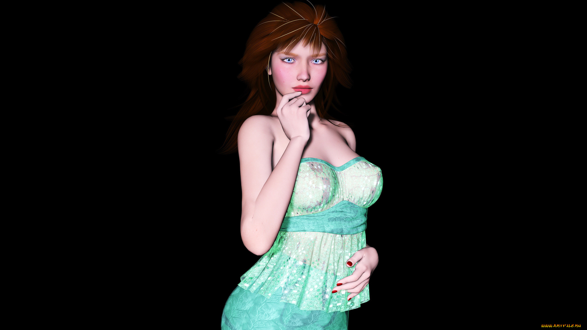 3д, графика, people, , люди, фон, девушка, взгляд