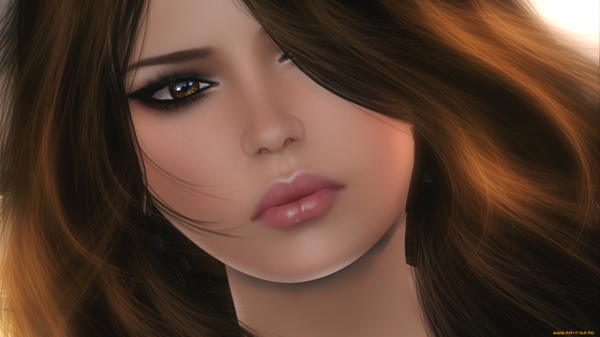 3д, графика, portraits, , портрет, лицо