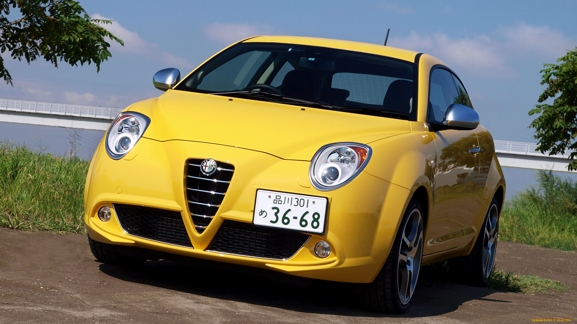 автомобили, alfa, romeo, 955, imola, alfa, romeo, mito, желтый