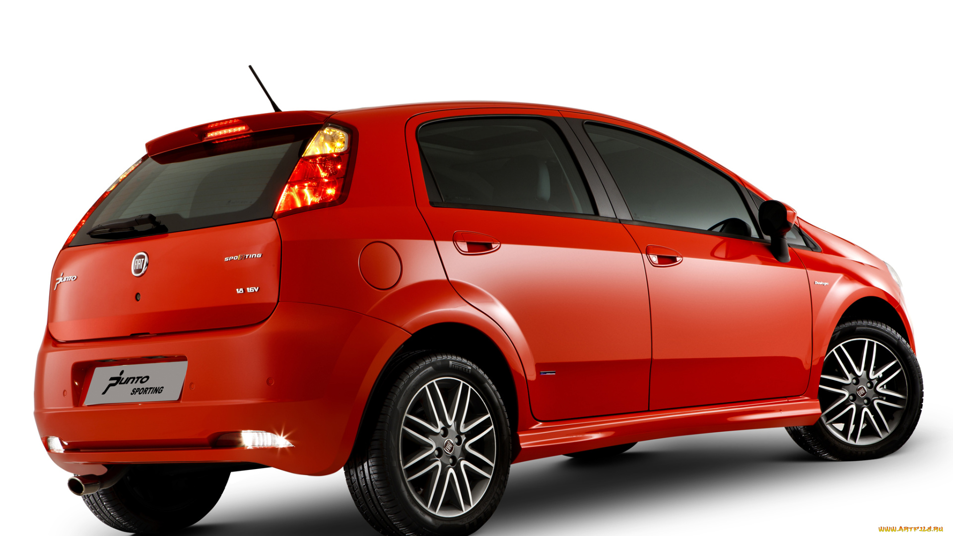 автомобили, fiat, punto, sporting, красный, 310, br-spec