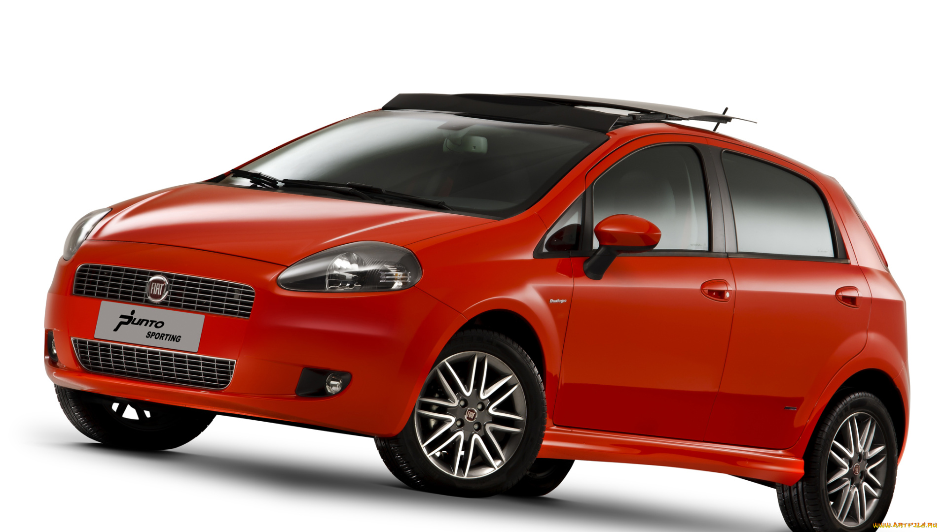 автомобили, fiat, sporting, красный, 310, br-spec, punto