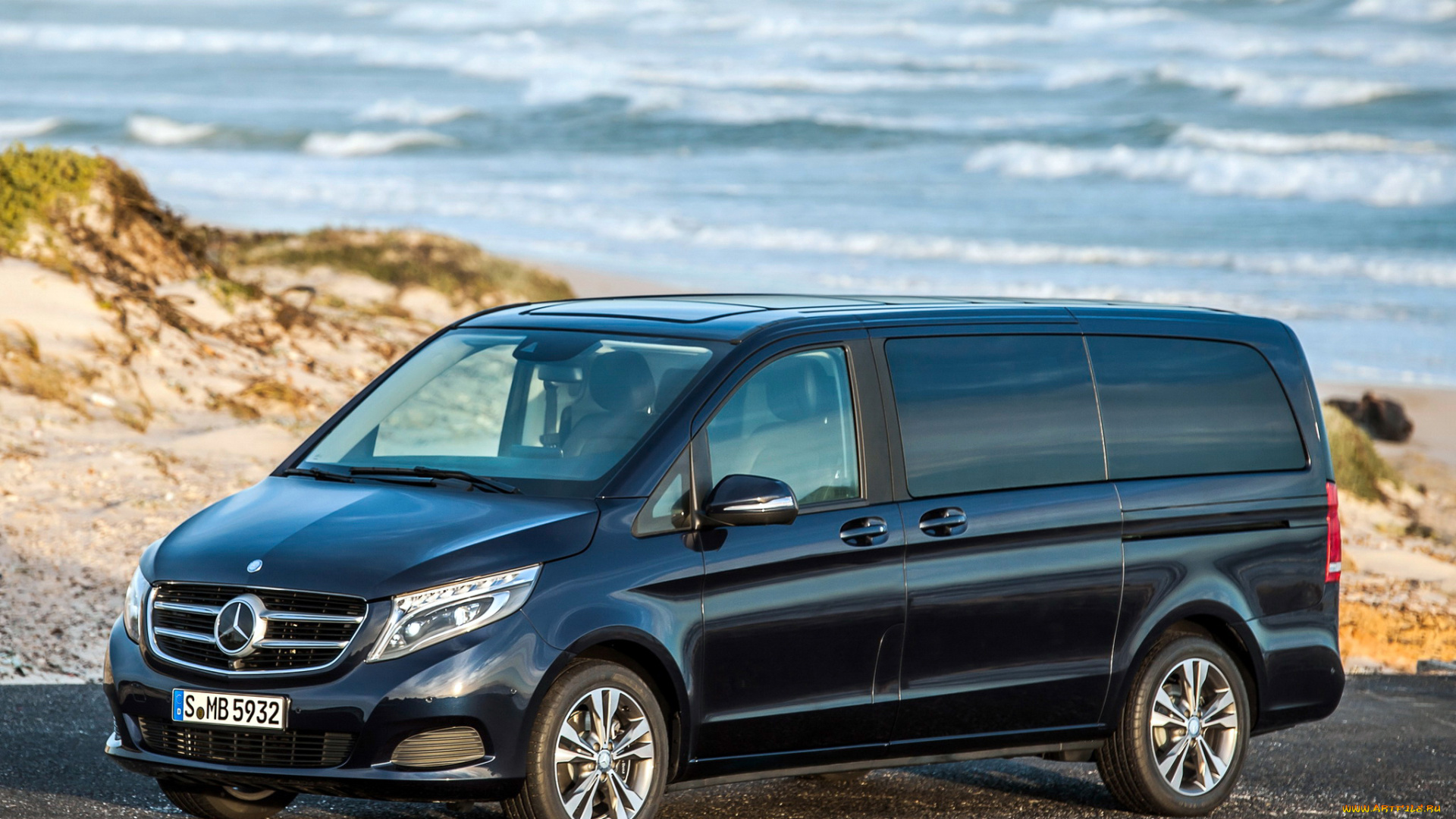 автомобили, mercedes-benz, темный, 2014, v, 250, bluetec