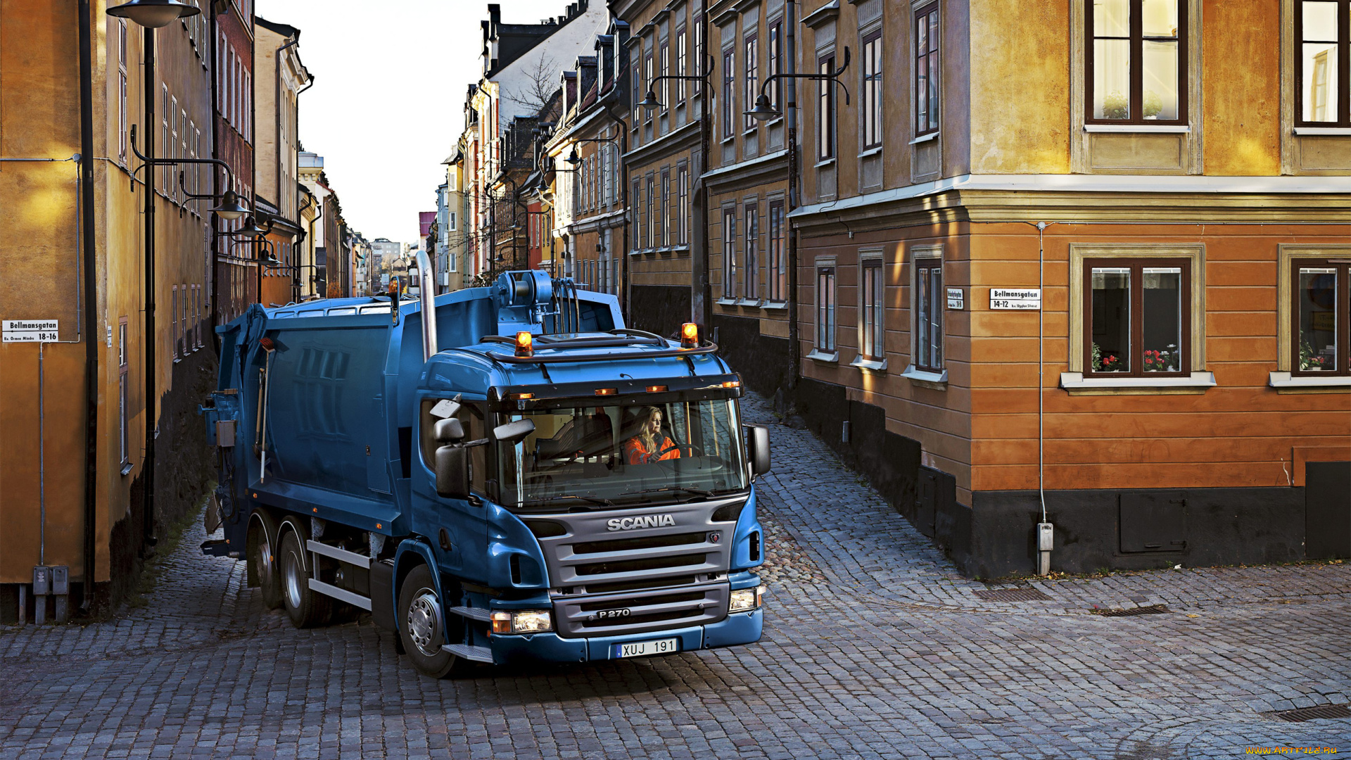 автомобили, мусоровозы, скания, мусоровоз