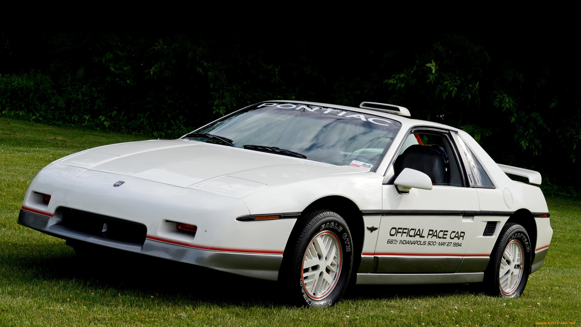 автомобили, pontiac, фиеро, пейс, кар, белый, понтиак