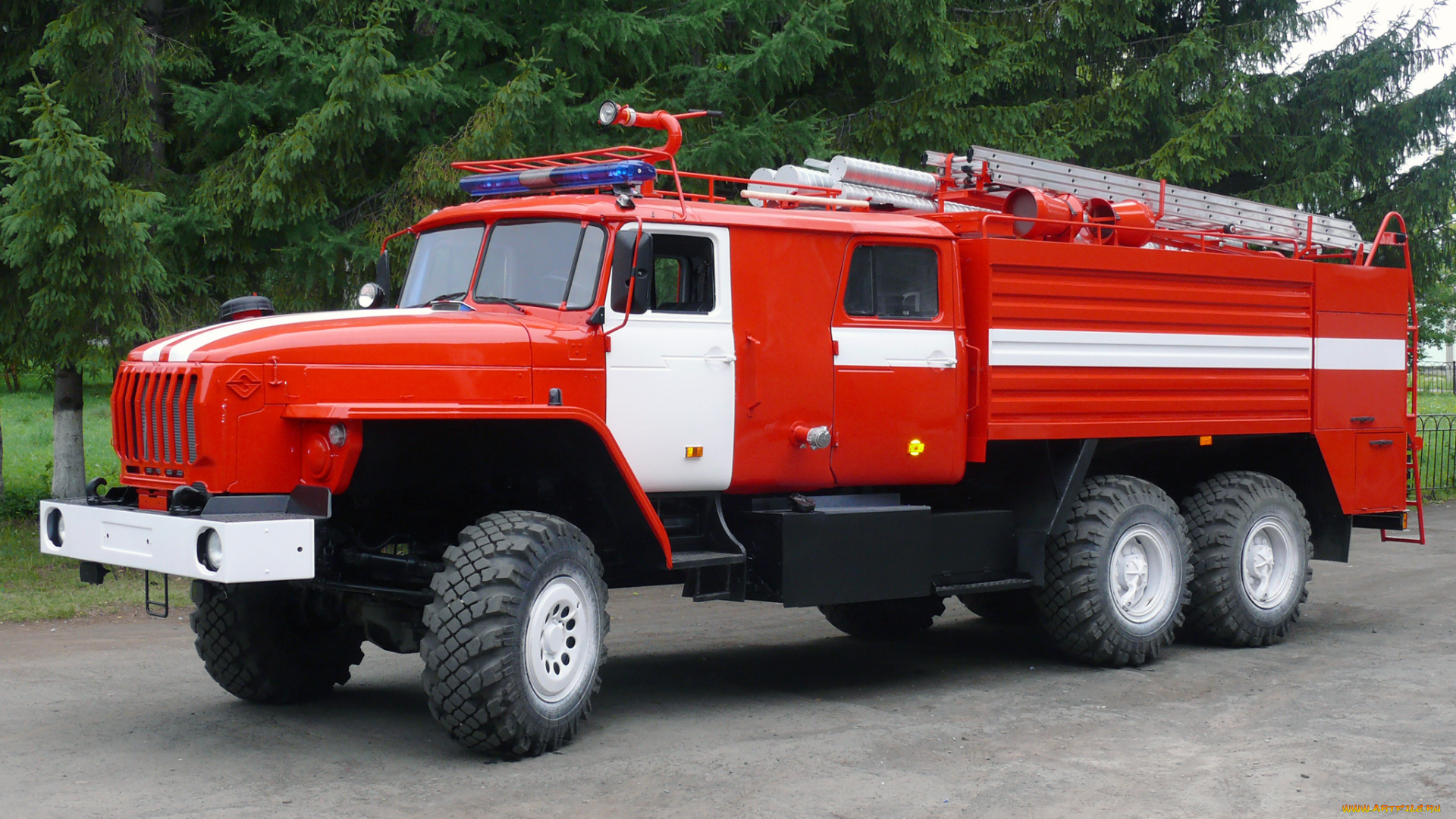 автомобили, пожарные, машины, 4320, ац-9-0-40, урал