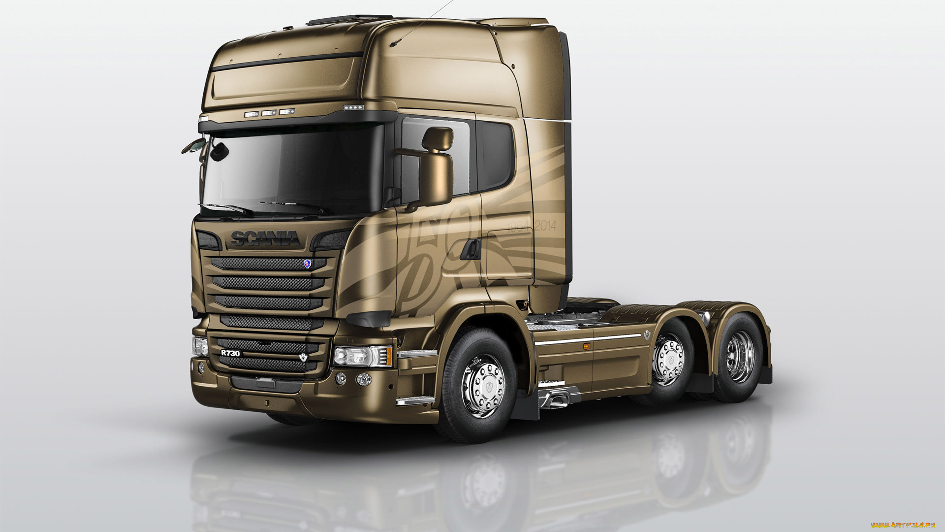 автомобили, scania, золотой, скания