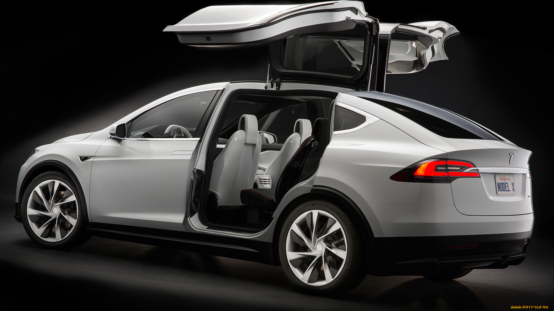 автомобили, векторная, графика, prototype, tesla, model, x