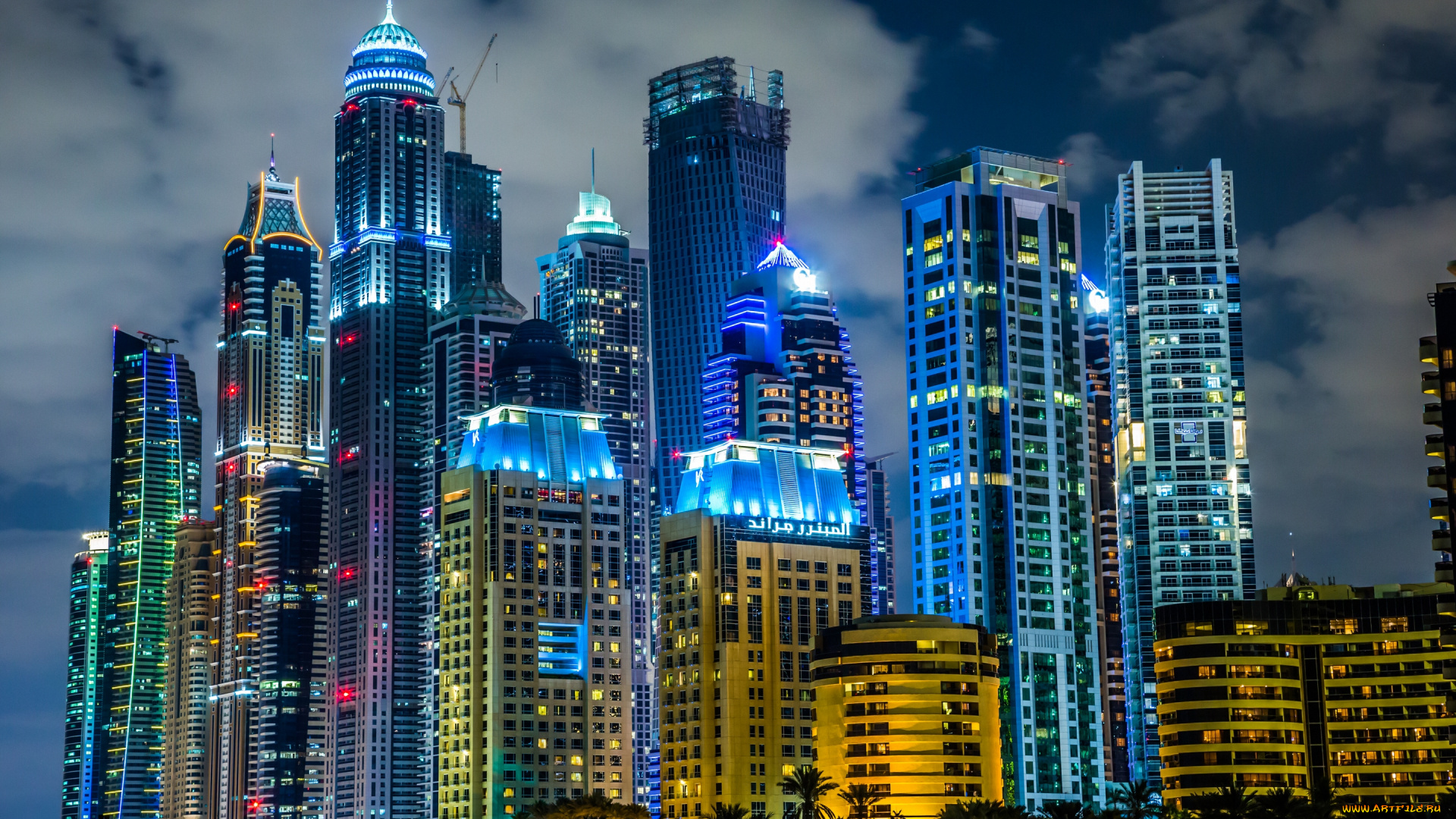 dubai, , uae, города, дубаи, , оаэ, небоскрёбы, здания, ночной, город, uae, дубай