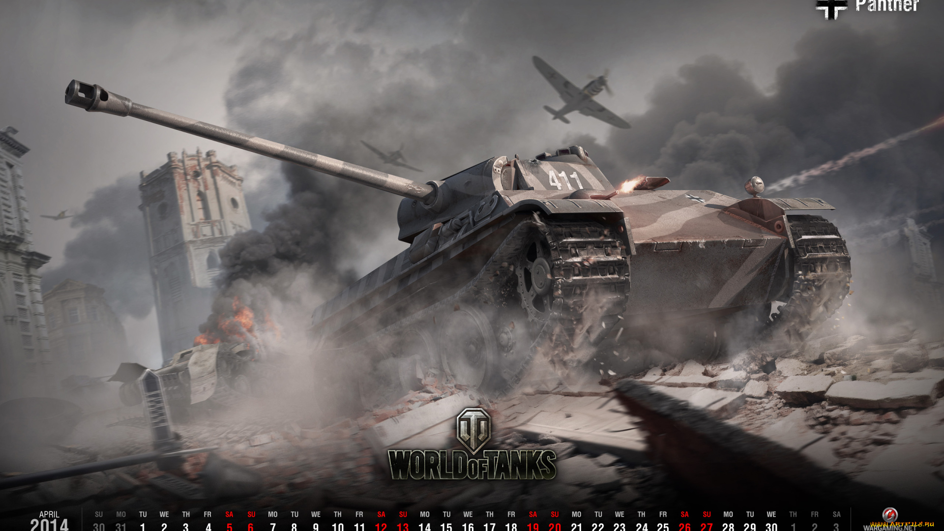 календари, видеоигры, танк