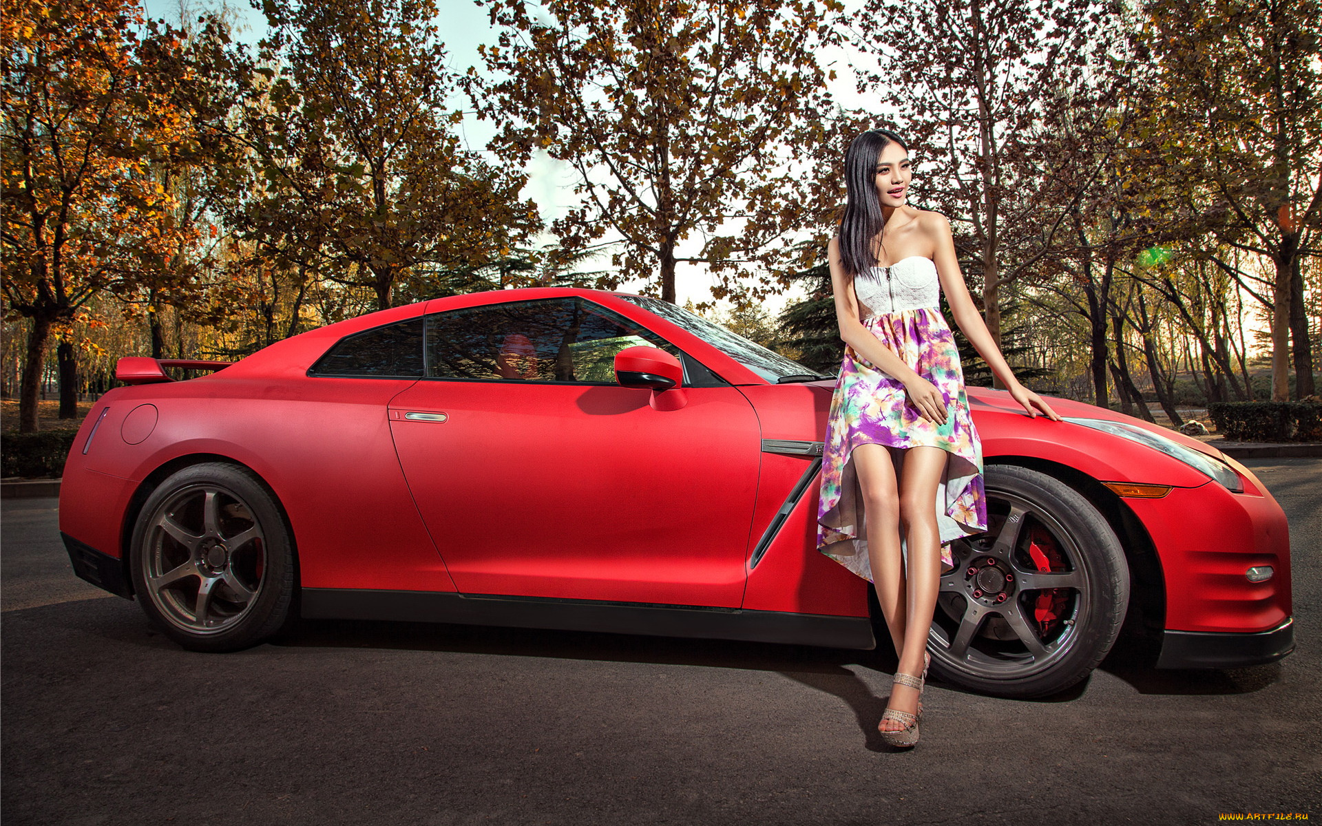 автомобили, авто, с, девушками, автомобиль, девушка