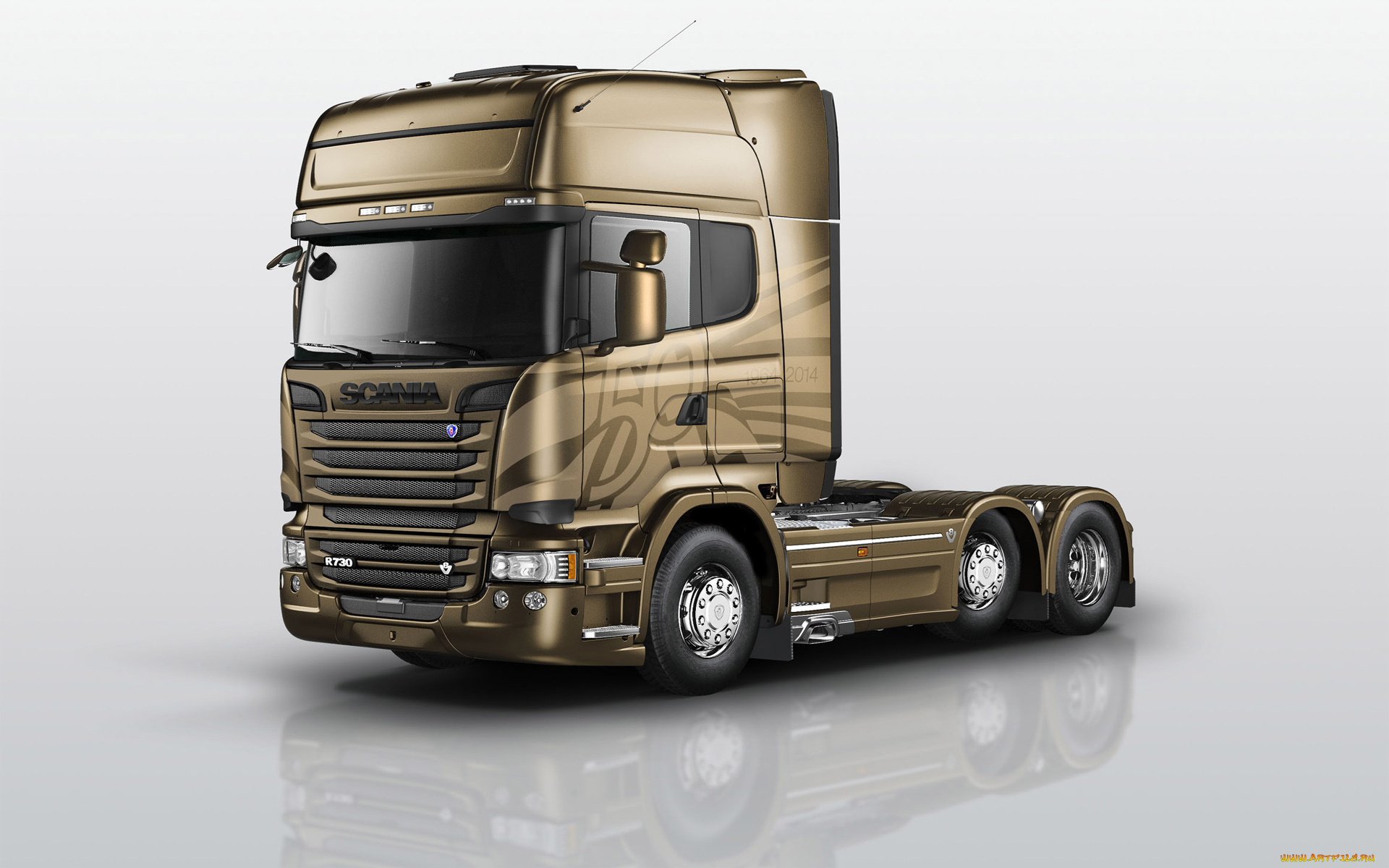 автомобили, scania, золотой, скания
