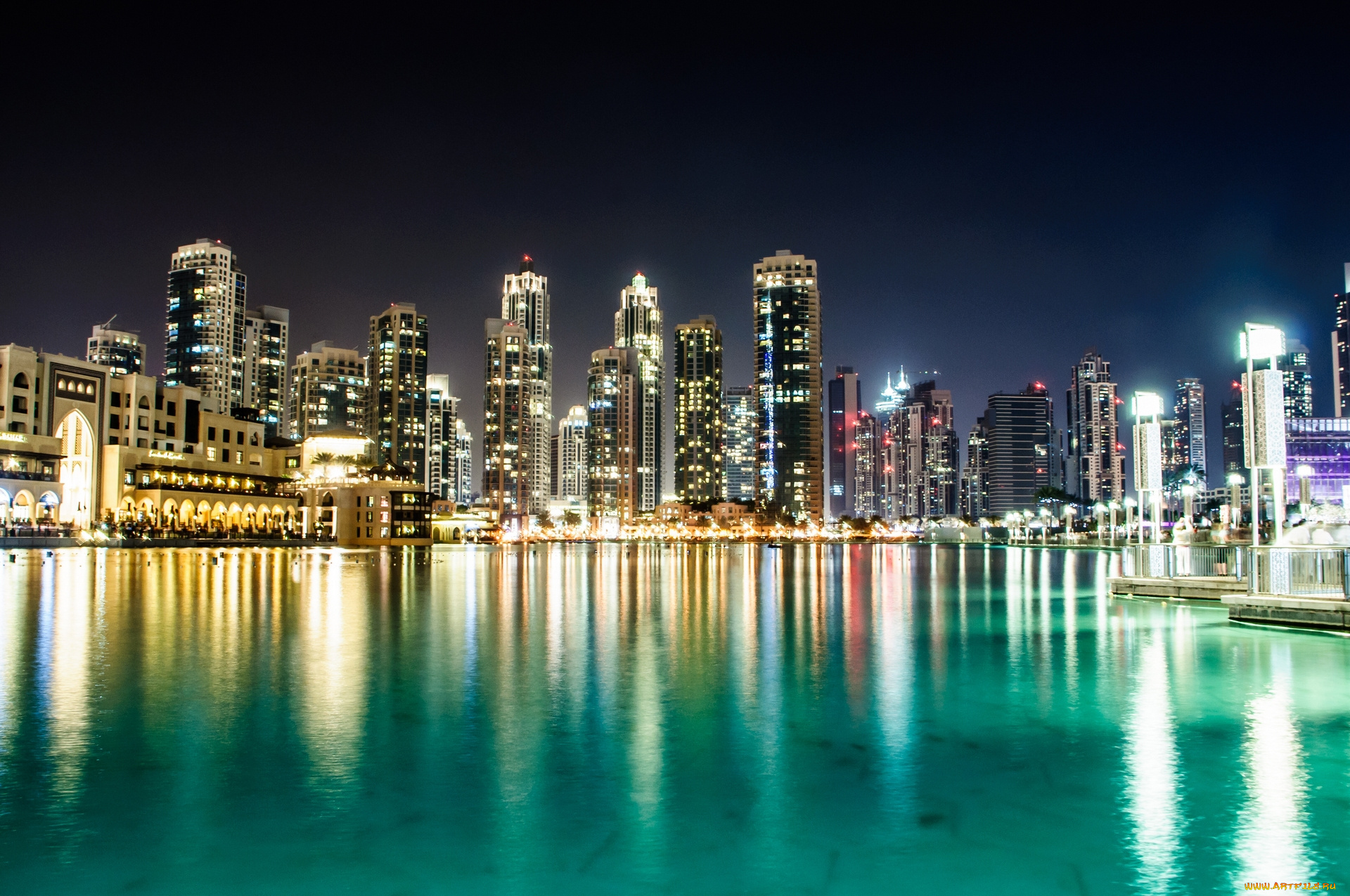 dubai, , uae, города, дубаи, , оаэ, uae, гавань, дубай, небоскрёбы, ночной, город, здания
