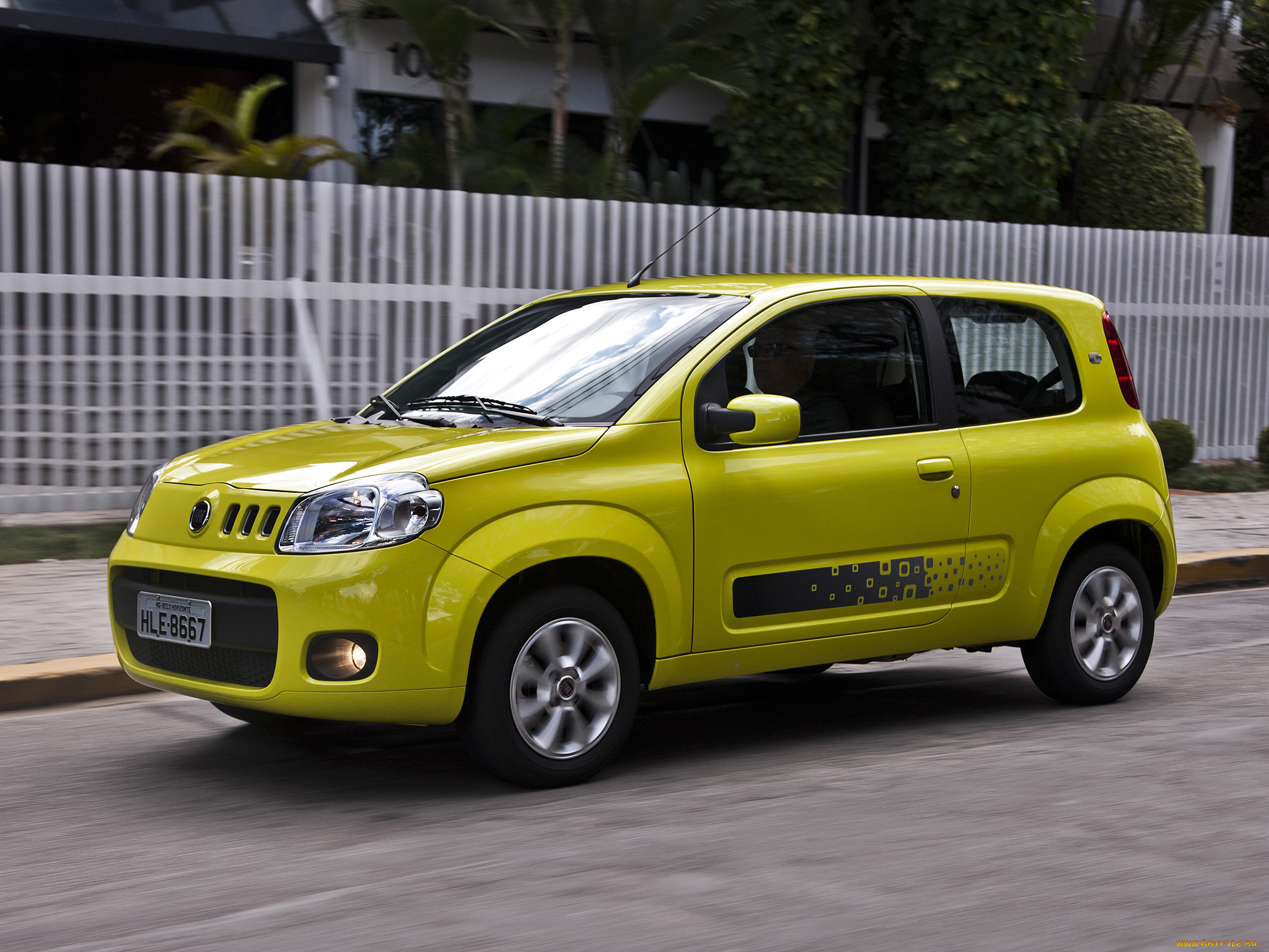 автомобили, fiat, 3-door, vivace, uno, желтый