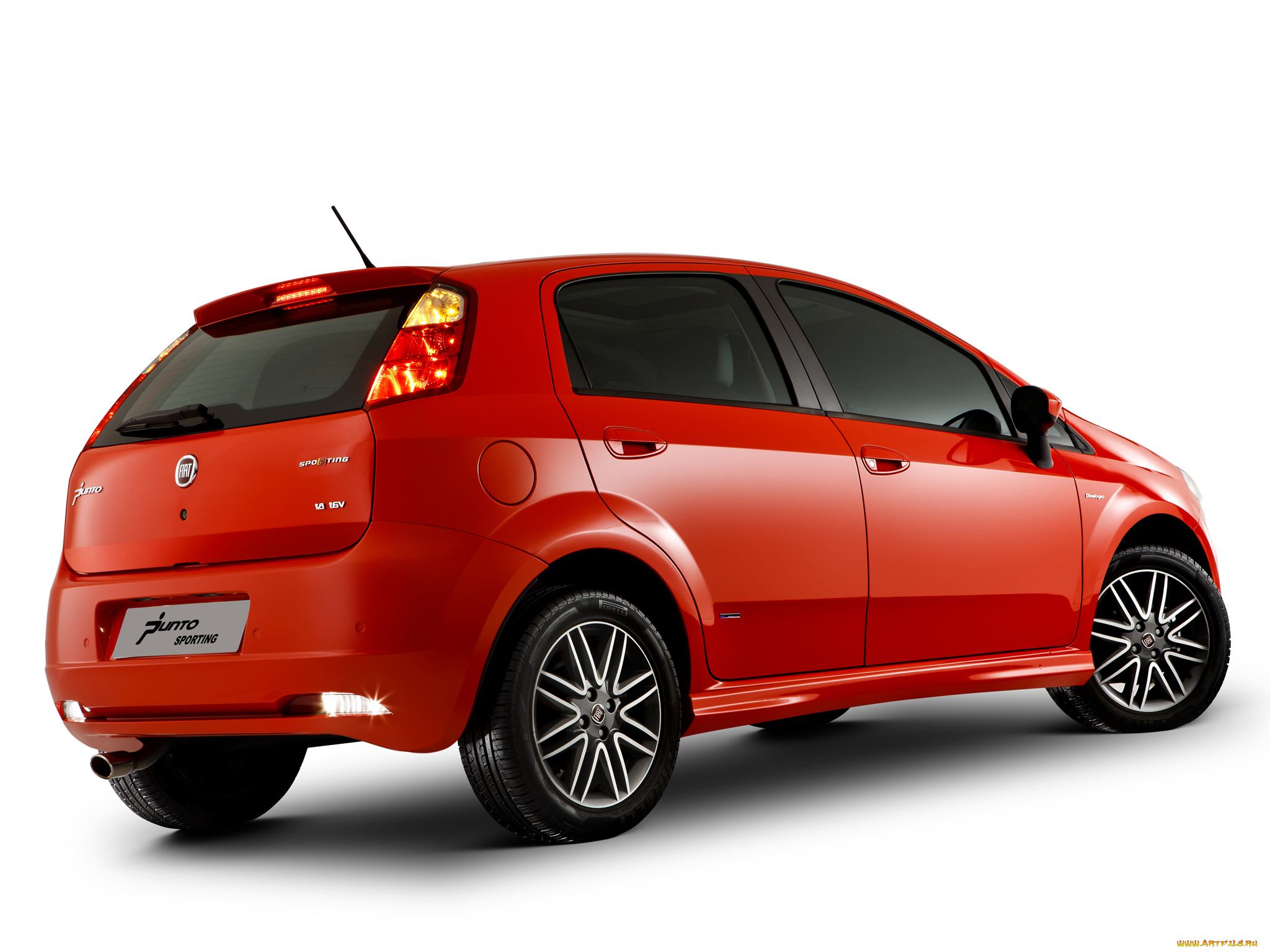автомобили, fiat, punto, sporting, красный, 310, br-spec