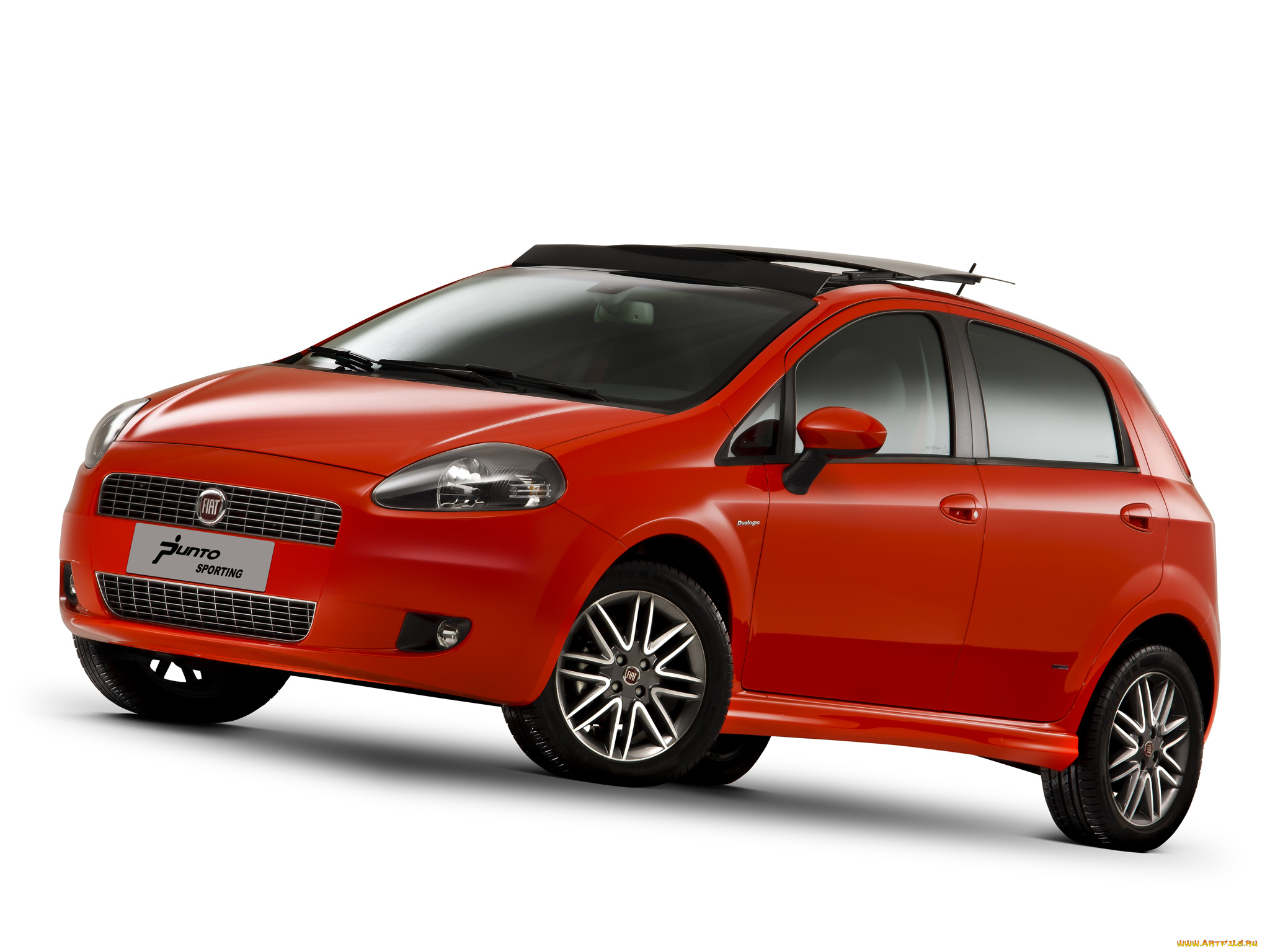 автомобили, fiat, sporting, красный, 310, br-spec, punto