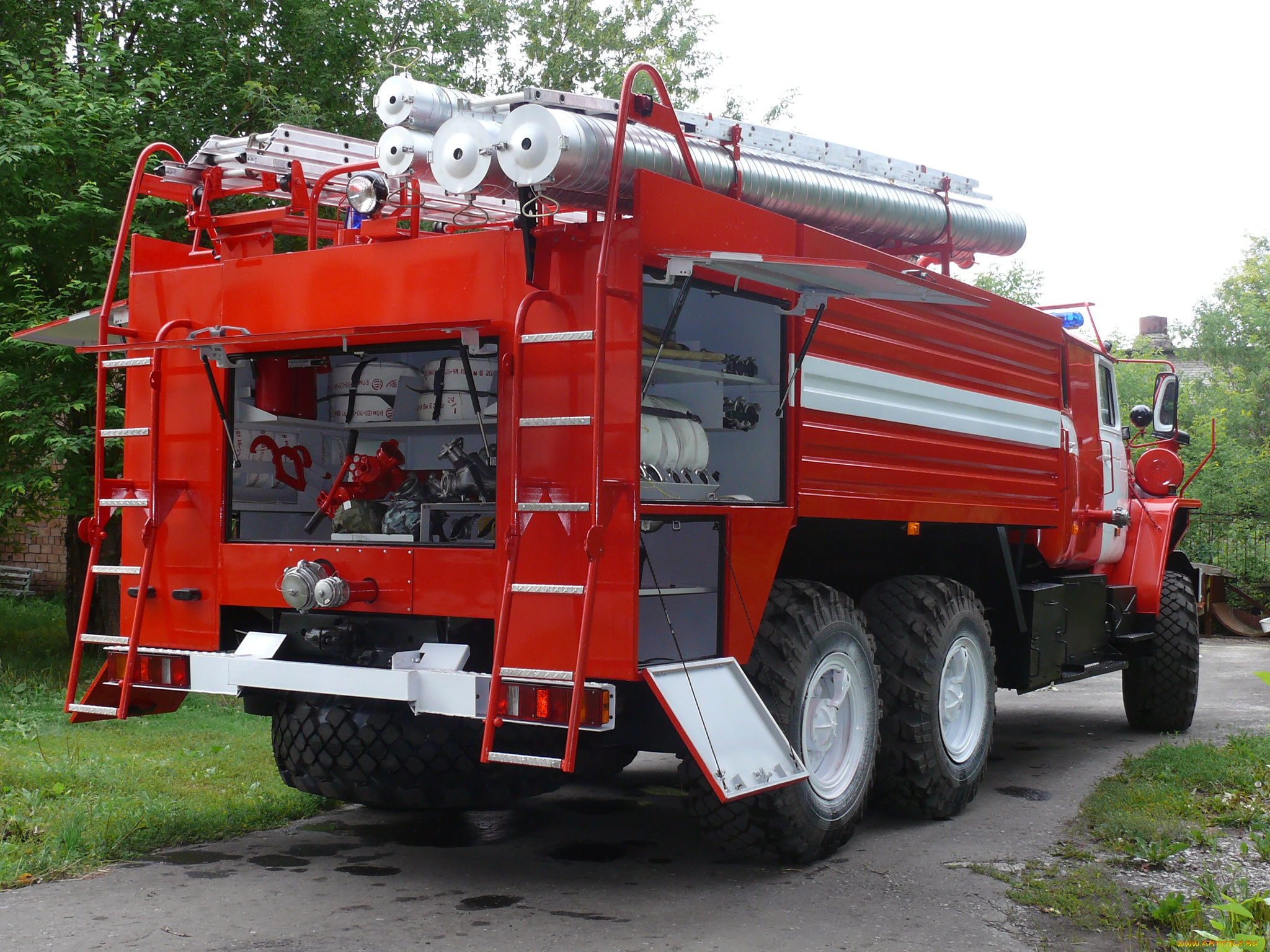 автомобили, пожарные, машины, ац-9-0-40, 4320, урал