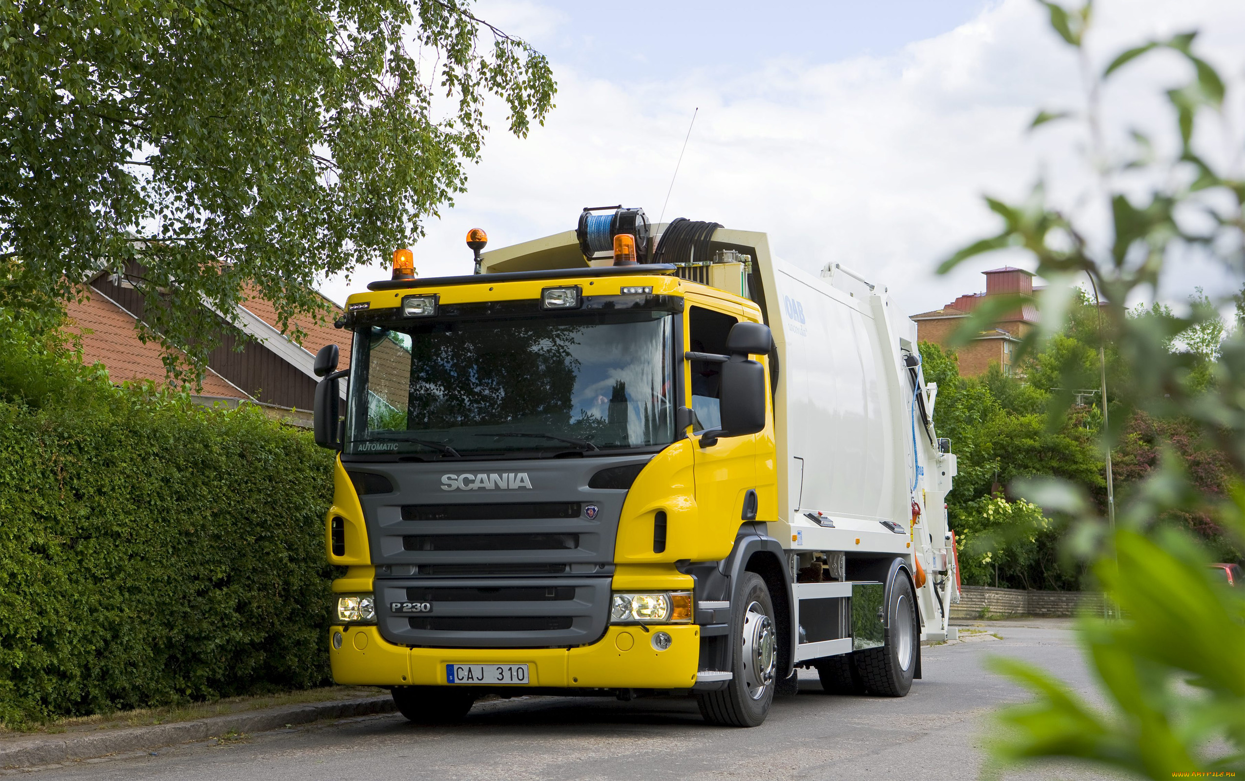 автомобили, мусоровозы, мусоровоз, скания