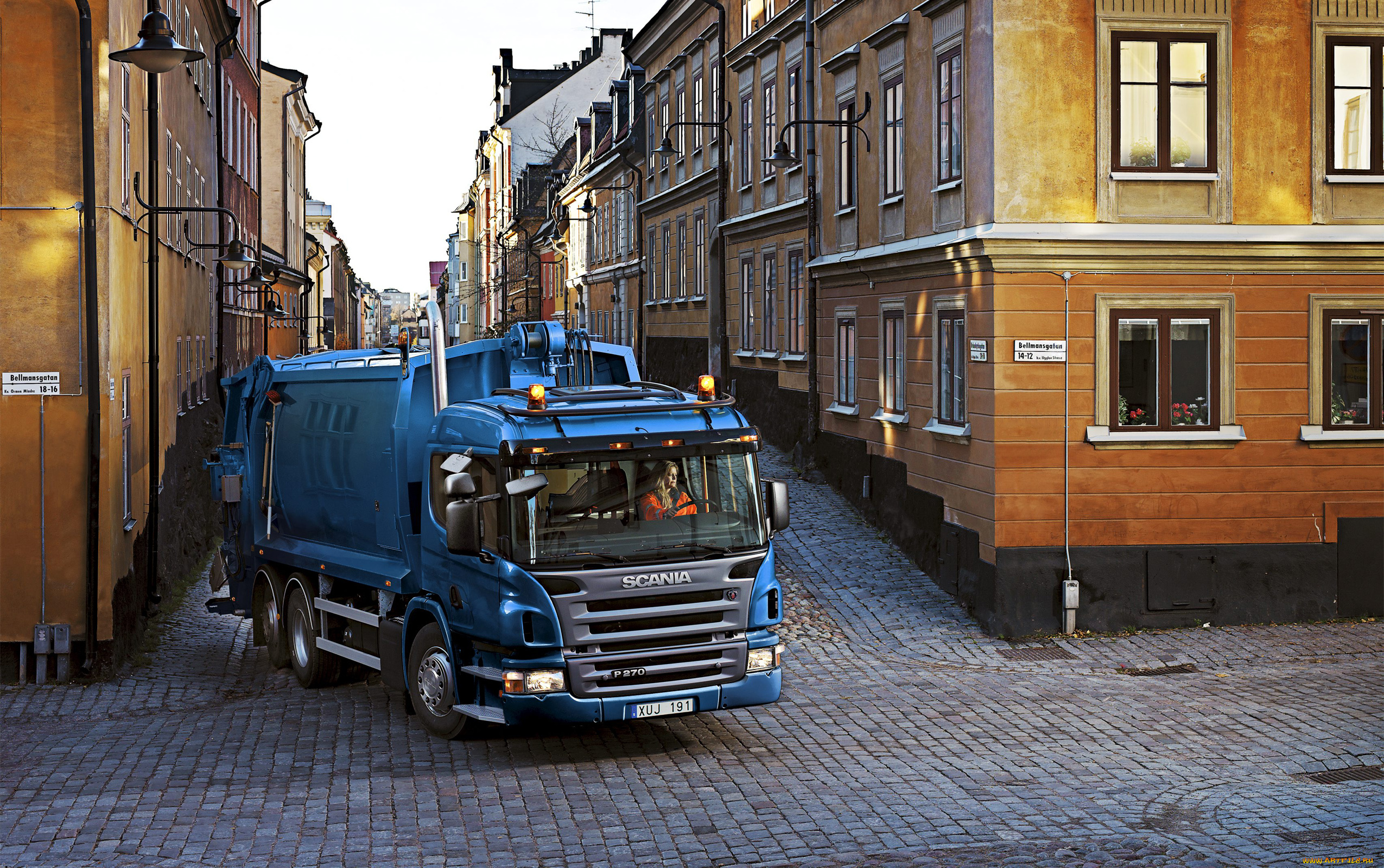 автомобили, мусоровозы, скания, мусоровоз