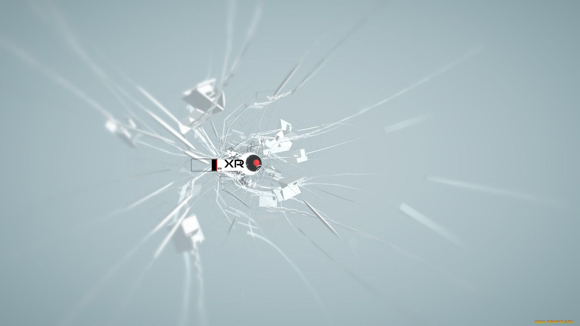 3д, графика, моделирование, , modeling, глаз, механизм, робот, голубой, фон