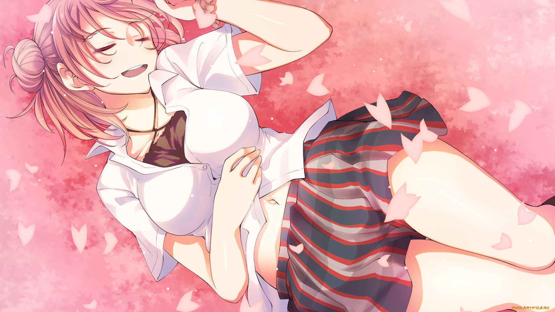 аниме, oregairu, yahari, ore, no, seishun, love, come, wa, machigatteiru, арт, yuigahama, yui, akino, sora, лежит, девушка