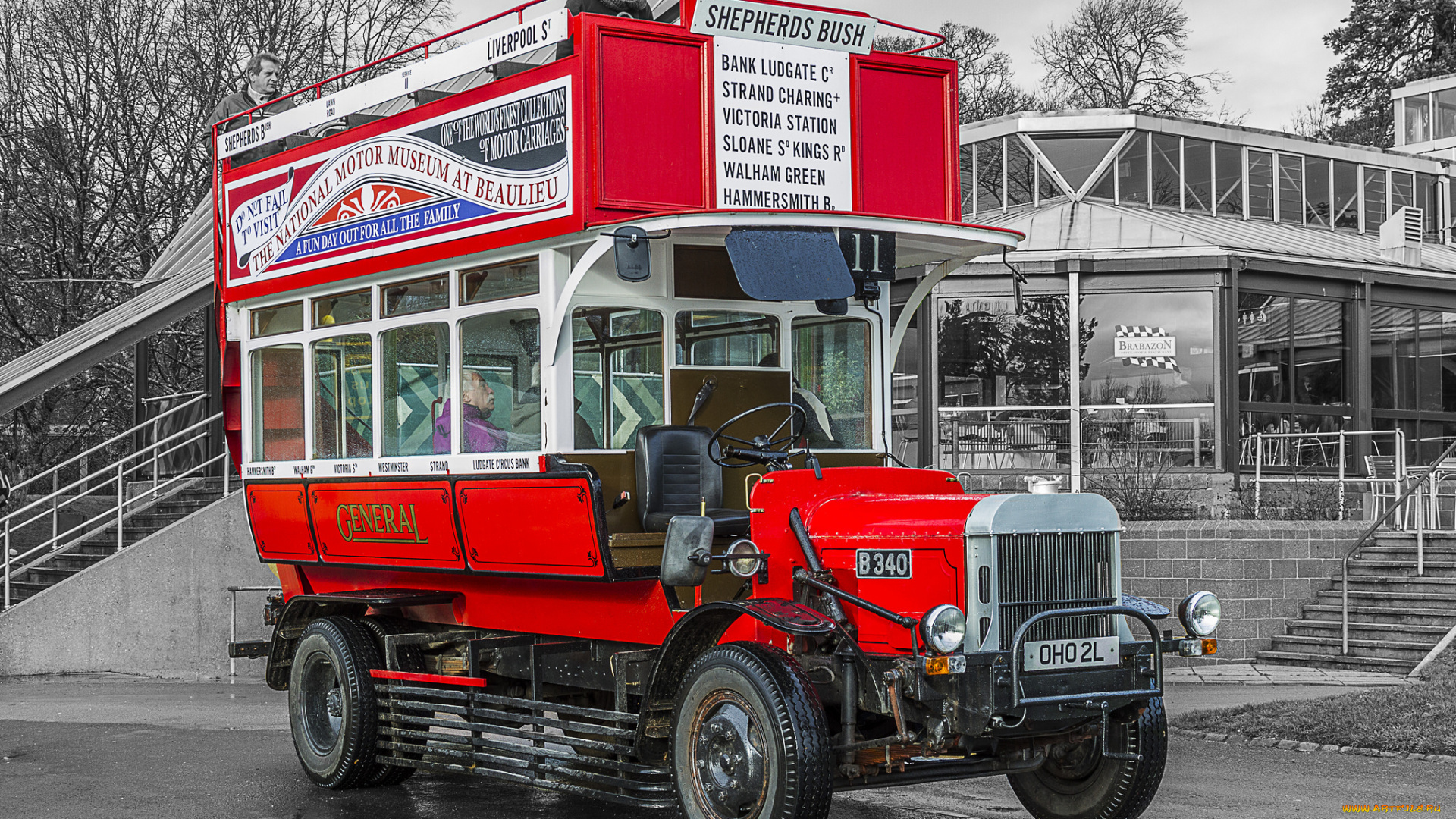 автомобили, автобусы, двухэтажный