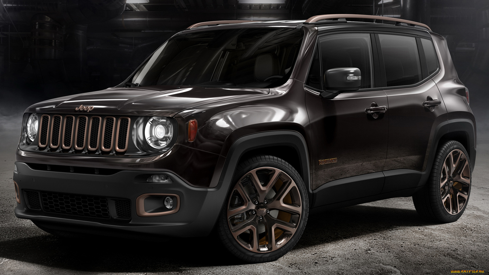 автомобили, jeep, темный, 2014, concept, zi, you, xia, renegade