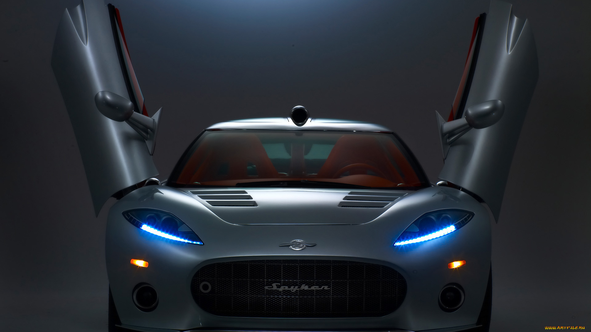 spyker, автомобили, дверь, фары, машина