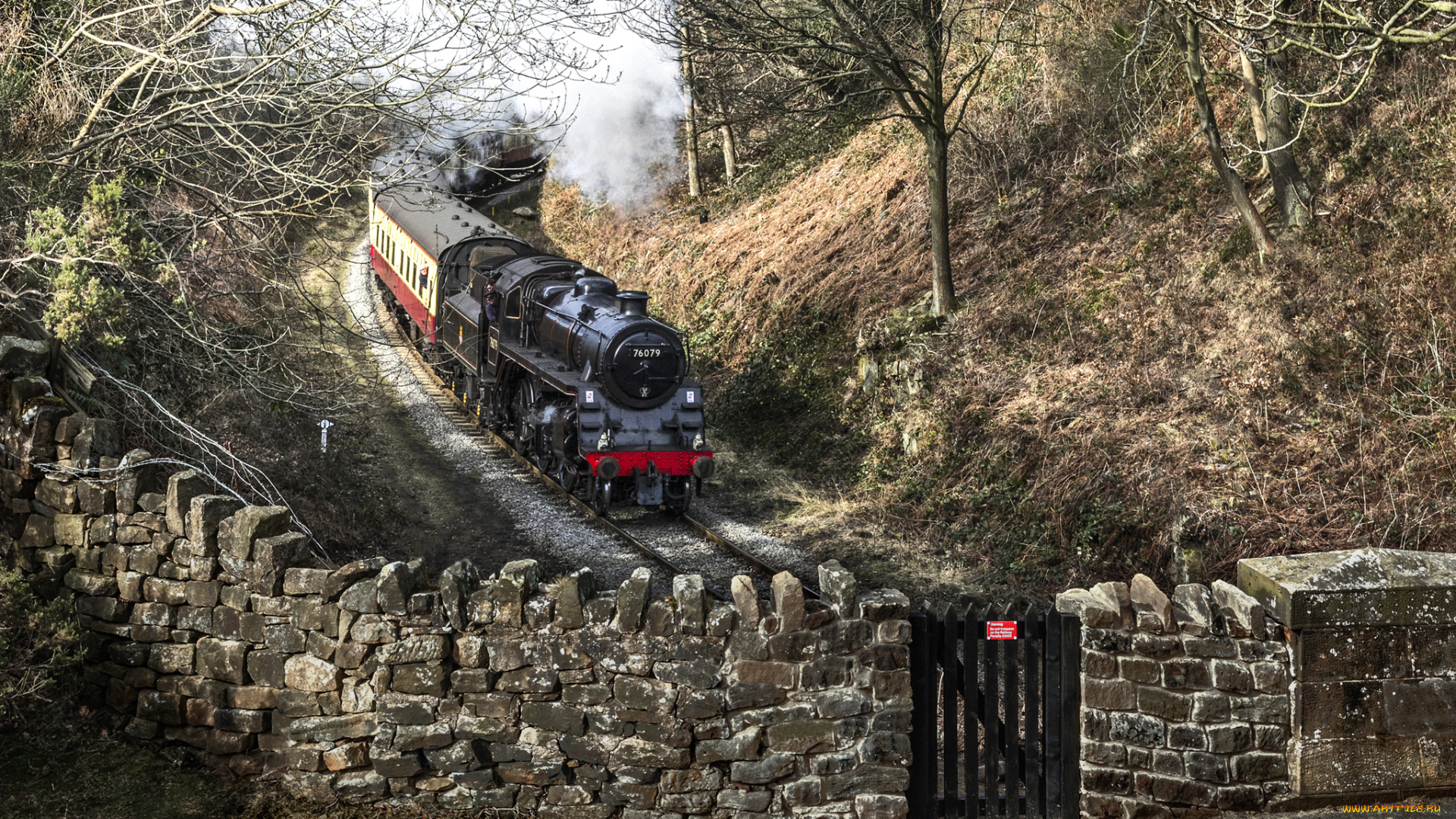 техника, паровозы, дорога, железная, паровоз