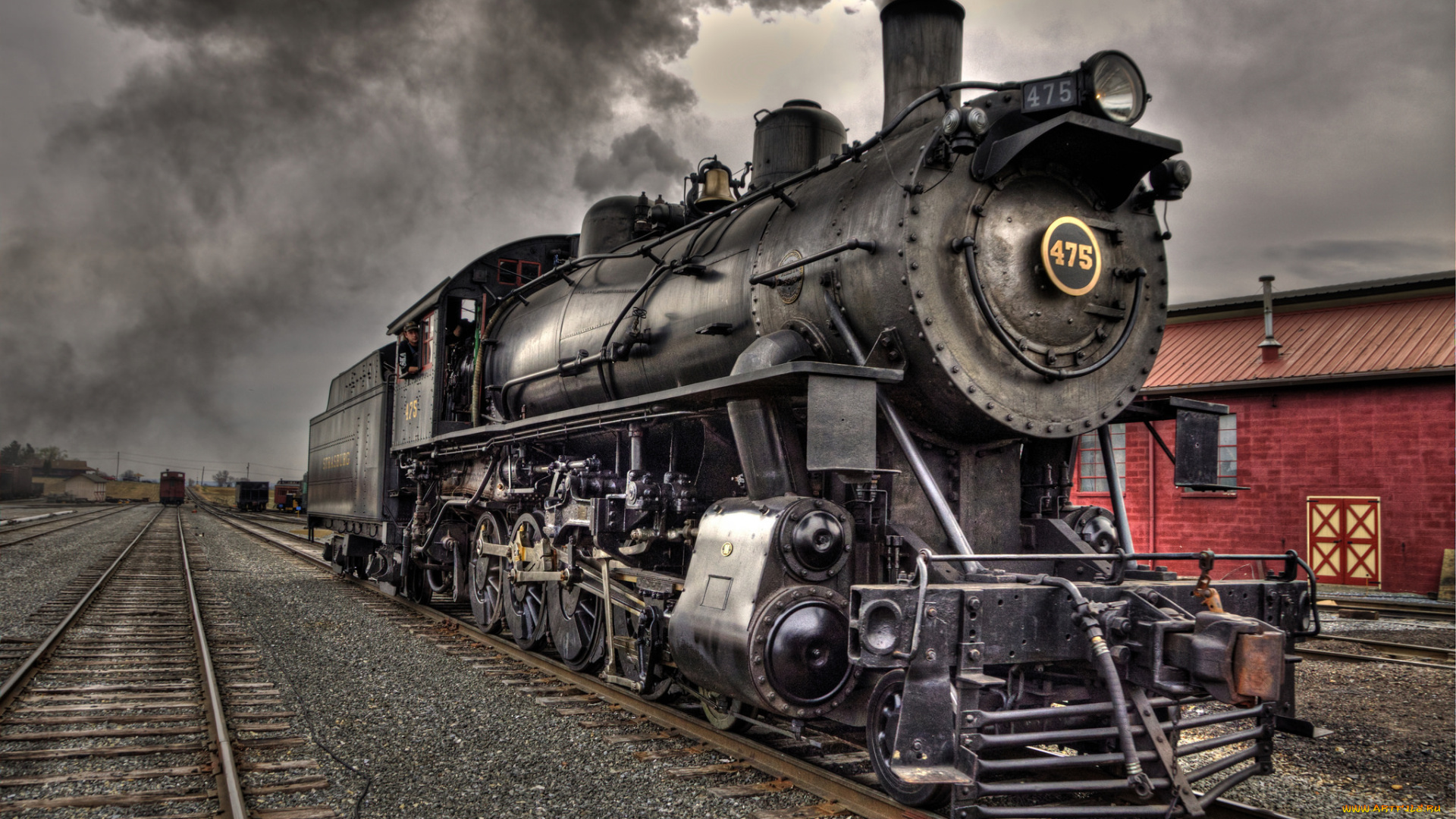 техника, паровозы, дорога, железная, паровоз