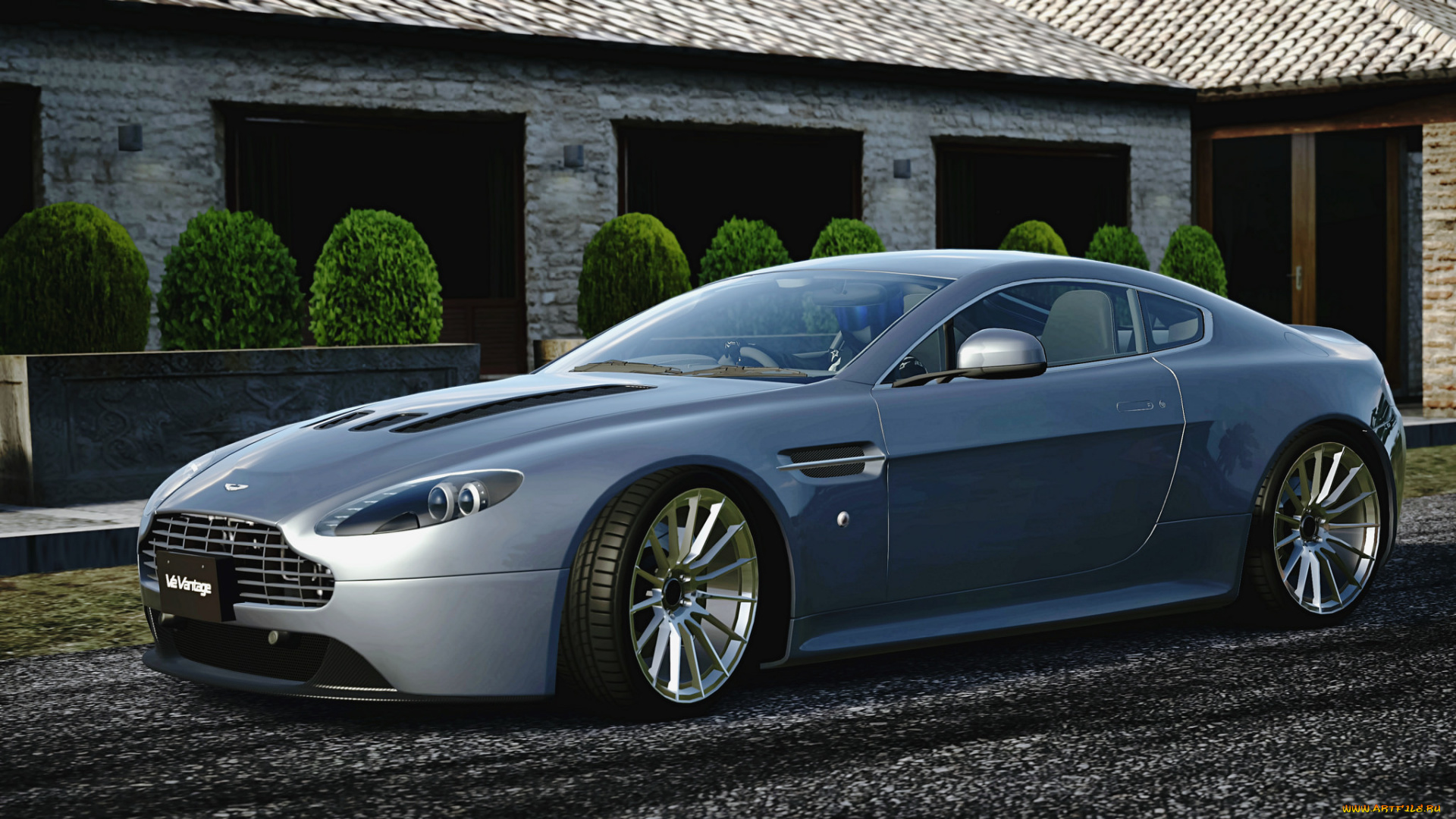 v12, vantage, автомобили, 3д, класс-люкс