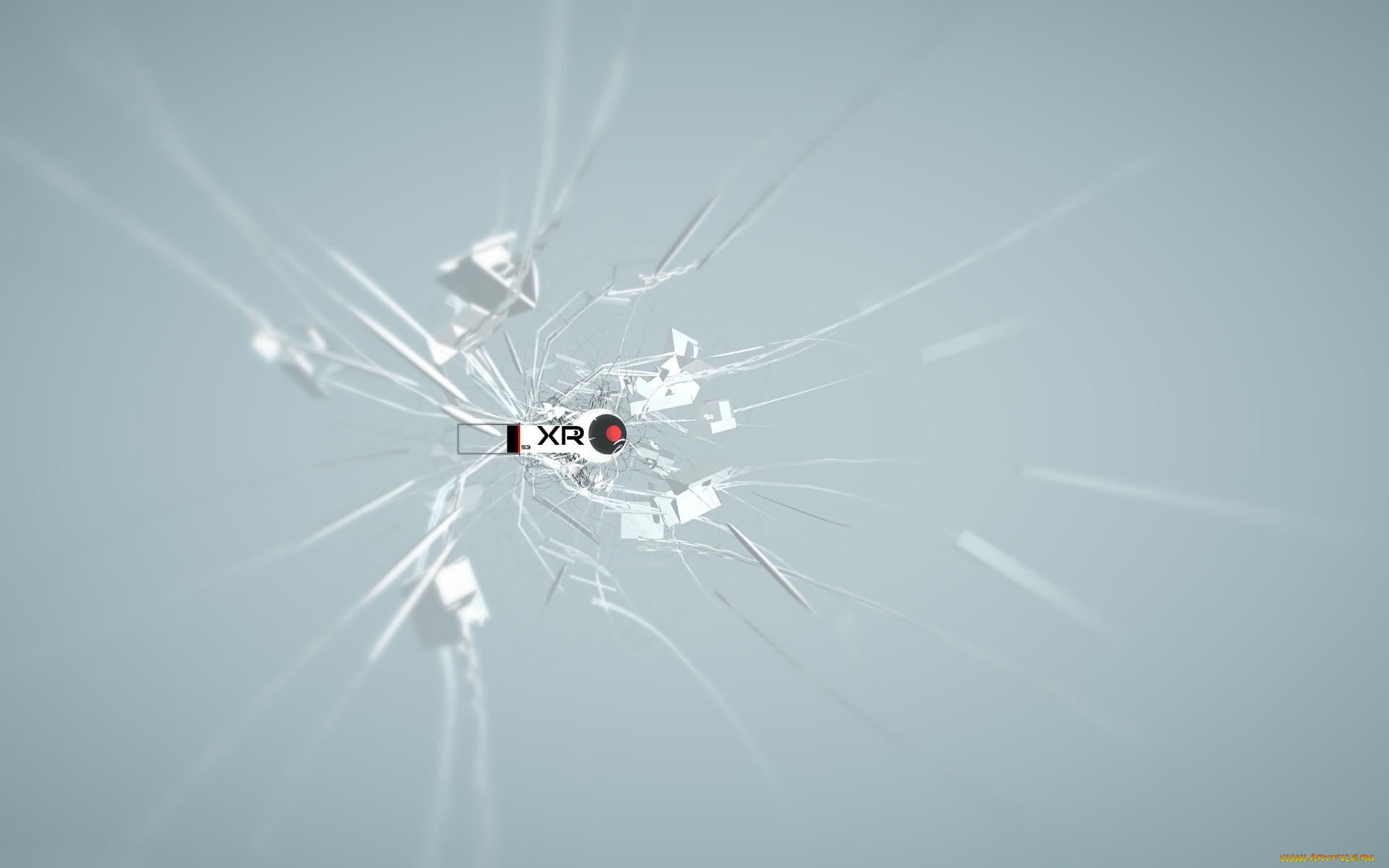 3д, графика, моделирование, , modeling, глаз, механизм, робот, голубой, фон