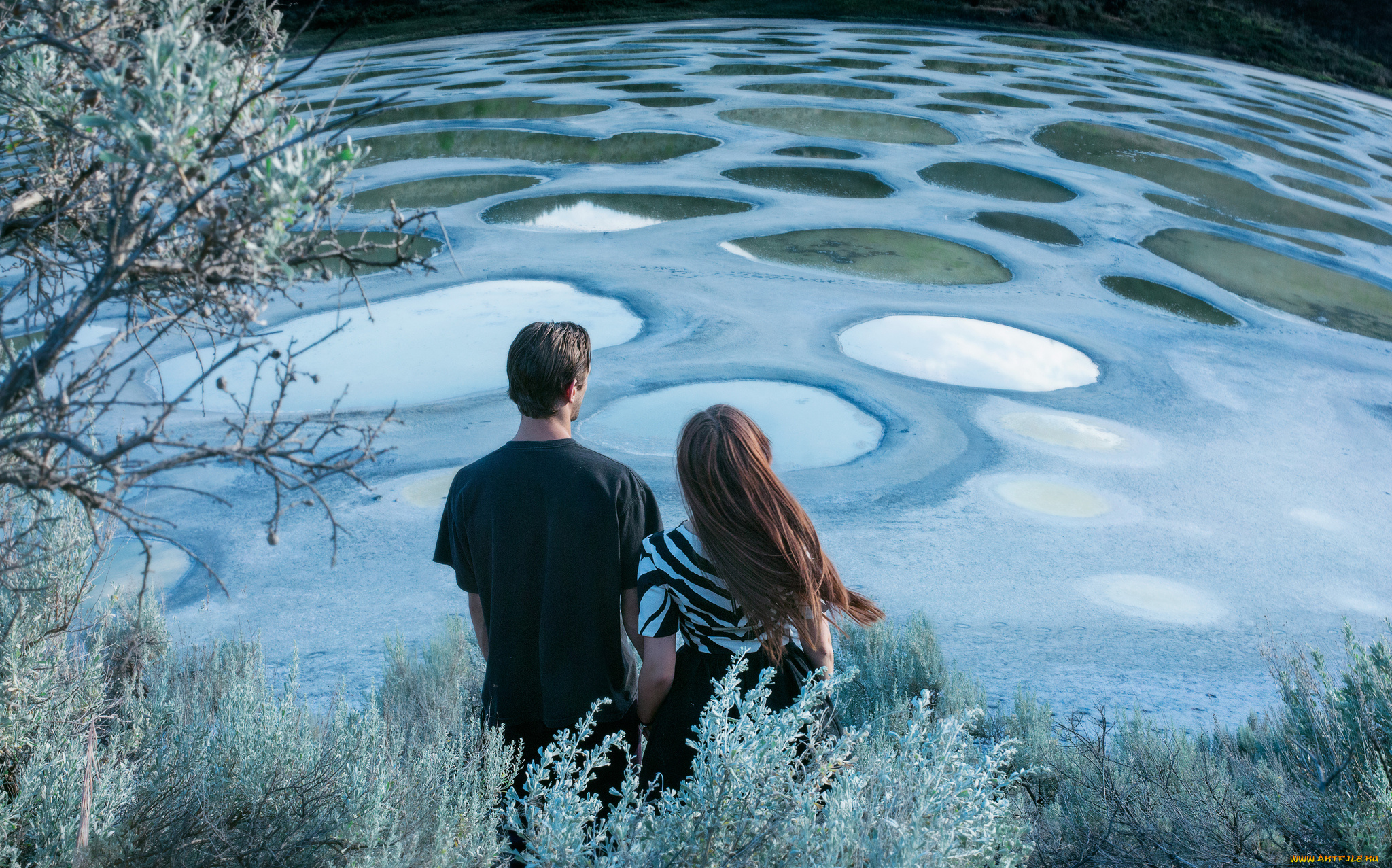 разное, мужчина, женщина, парень, пара, природа, озеро, девушка