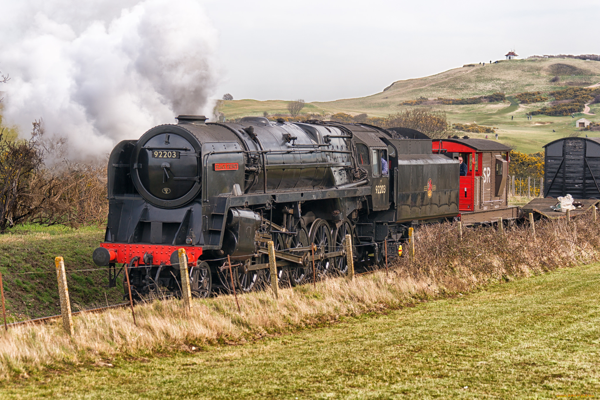 техника, паровозы, дорога, паровоз, железная