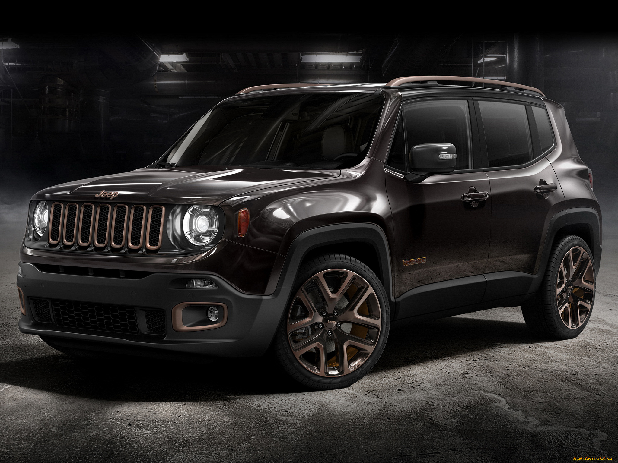 автомобили, jeep, темный, 2014, concept, zi, you, xia, renegade
