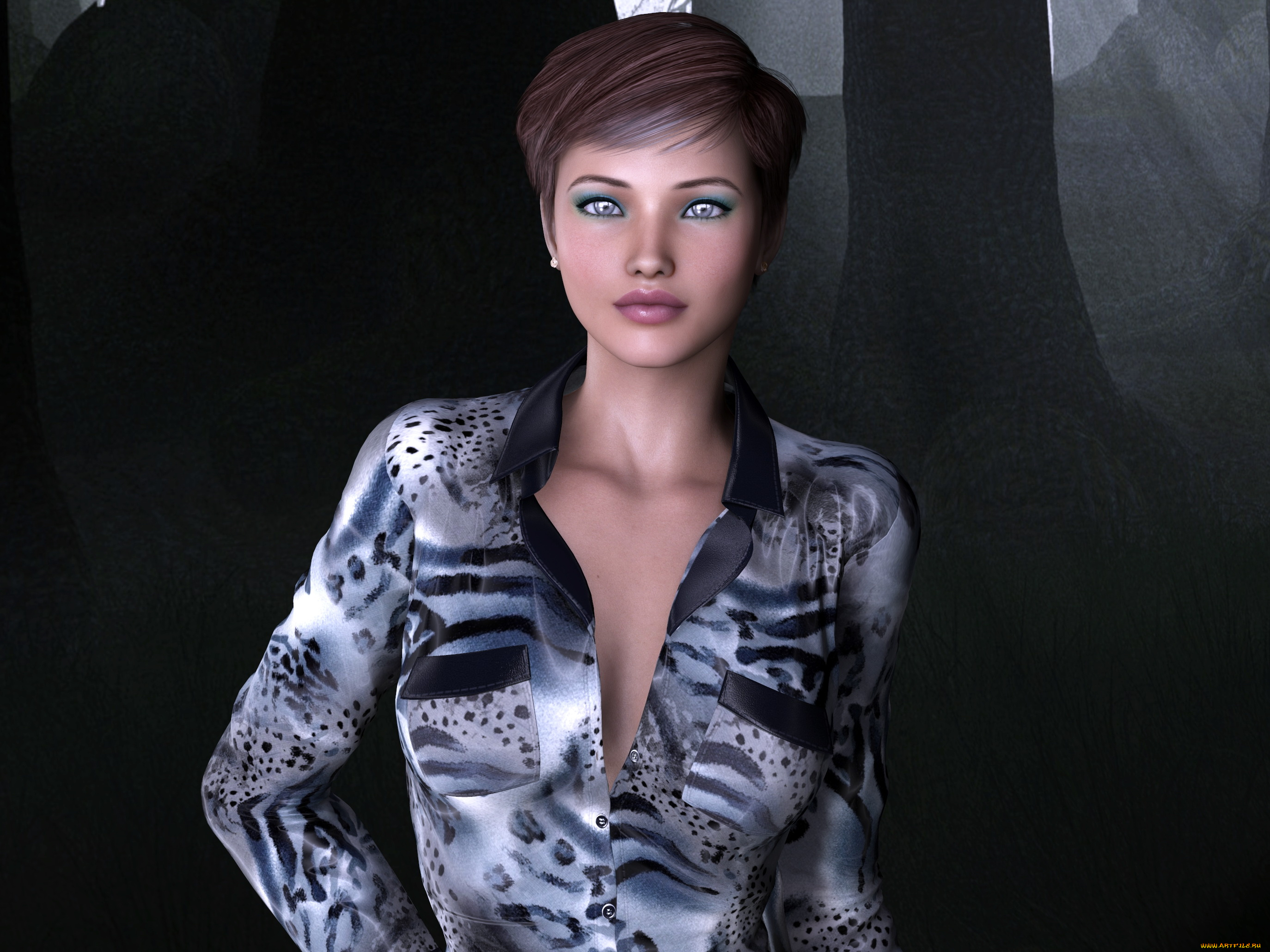 3д, графика, люди, , people, фон, взгляд, девушка