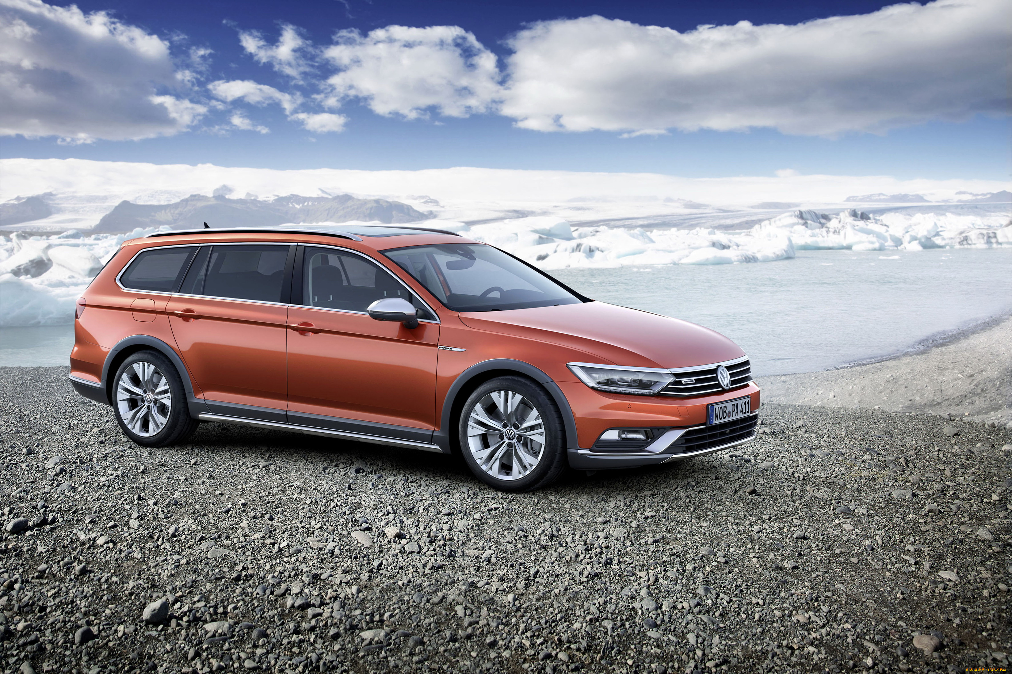 2015, volkswagen, passat, alltrack, автомобили, volkswagen, тюнинг, оранжевый
