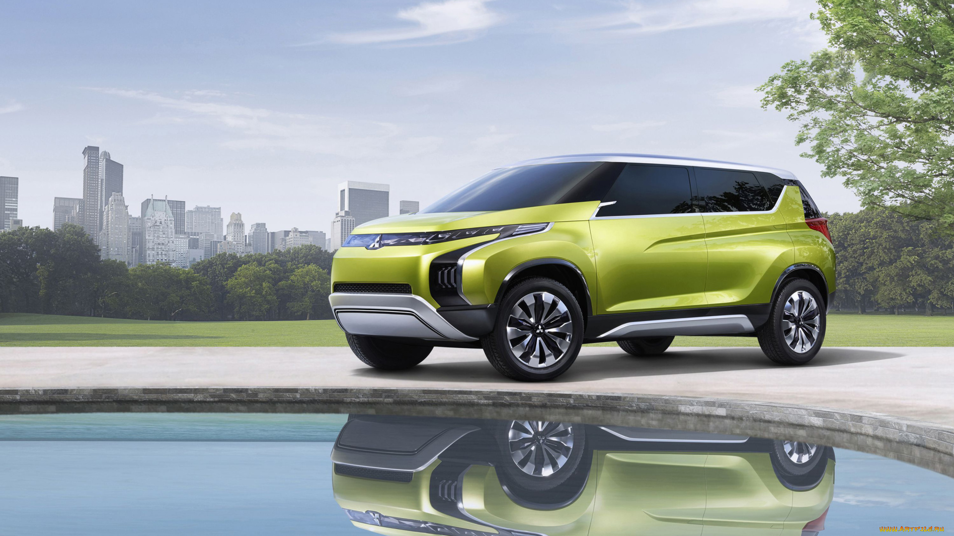 mitsubishi, gc-phev, concept, 2014, автомобили, mitsubishi, 3d, 2014, concept, gc-phev