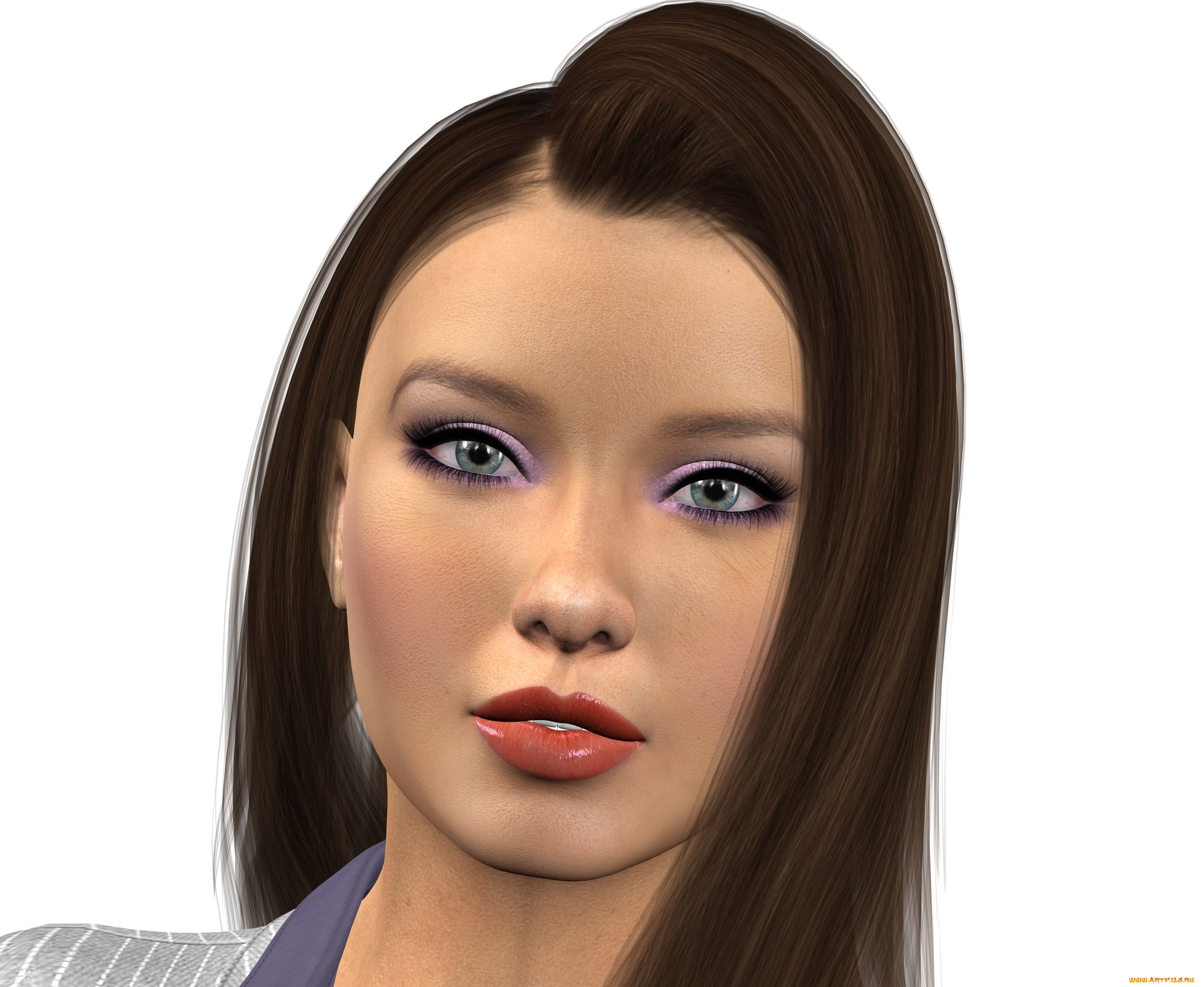 3д, графика, портрет, , portraits, фон, взгляд, девушка