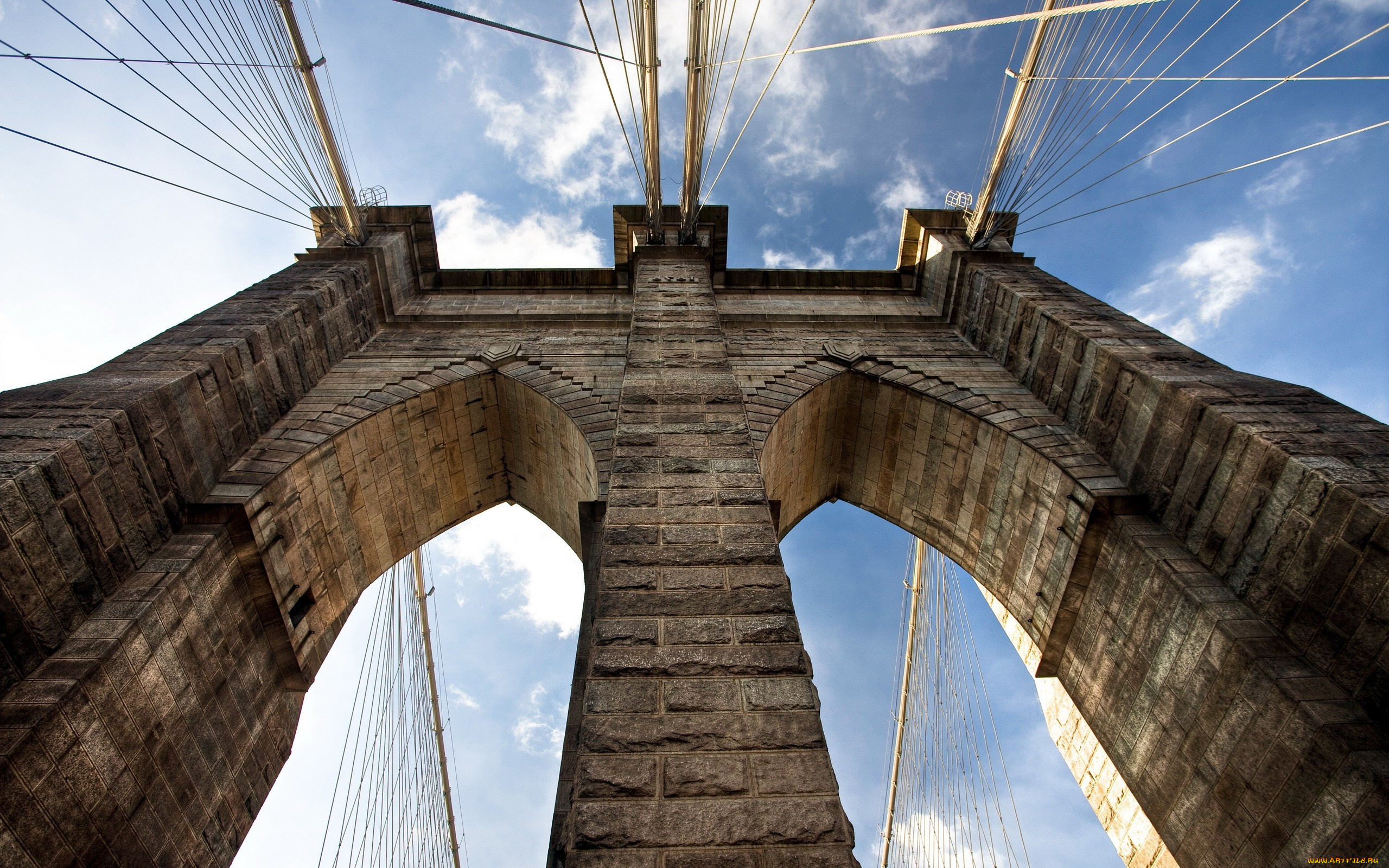 города, -, мосты, облака, струны, арки, небо, ракурс, мост