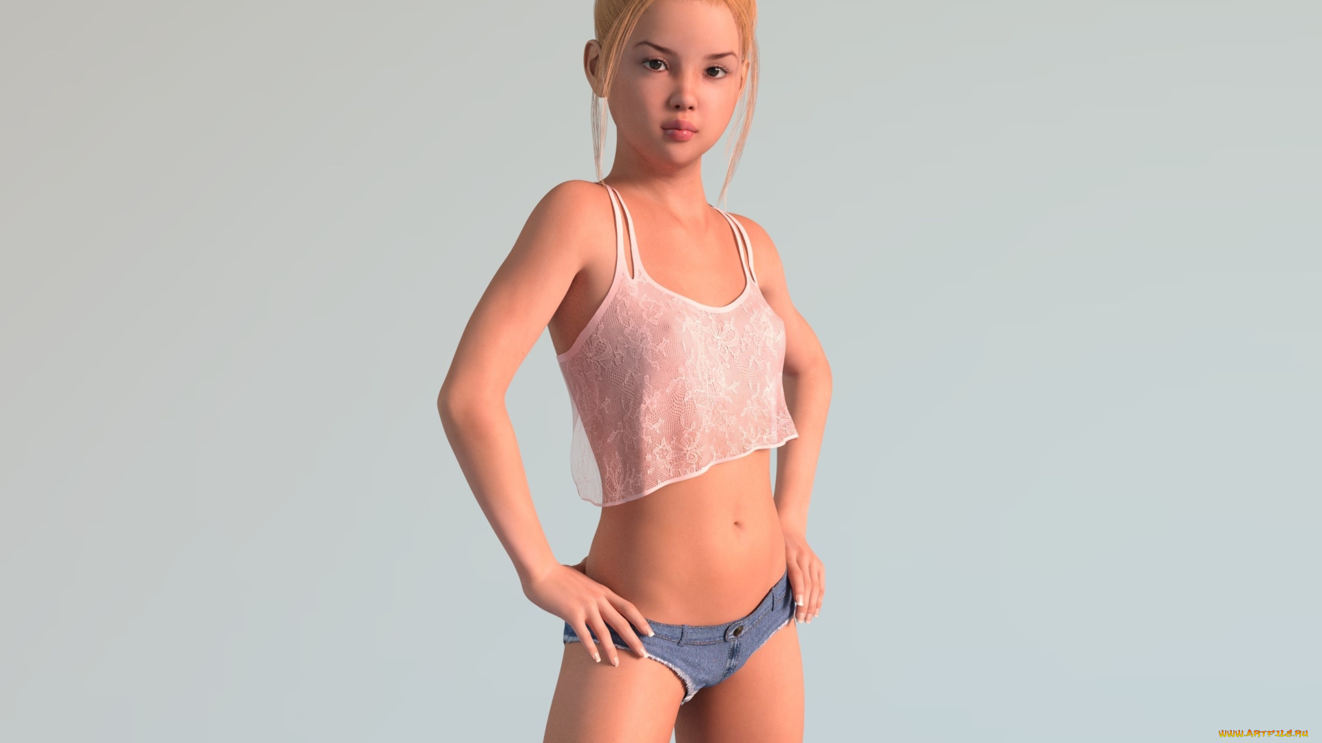 3д, графика, люди, , people, девочка, взгляд, фон